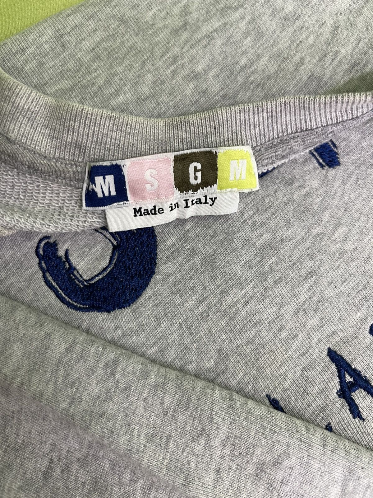 MSGM MSGM Milano Embroidered Logo Sweatshirt Size US M / EU 48-50 / 2 - 9 Thumbnail