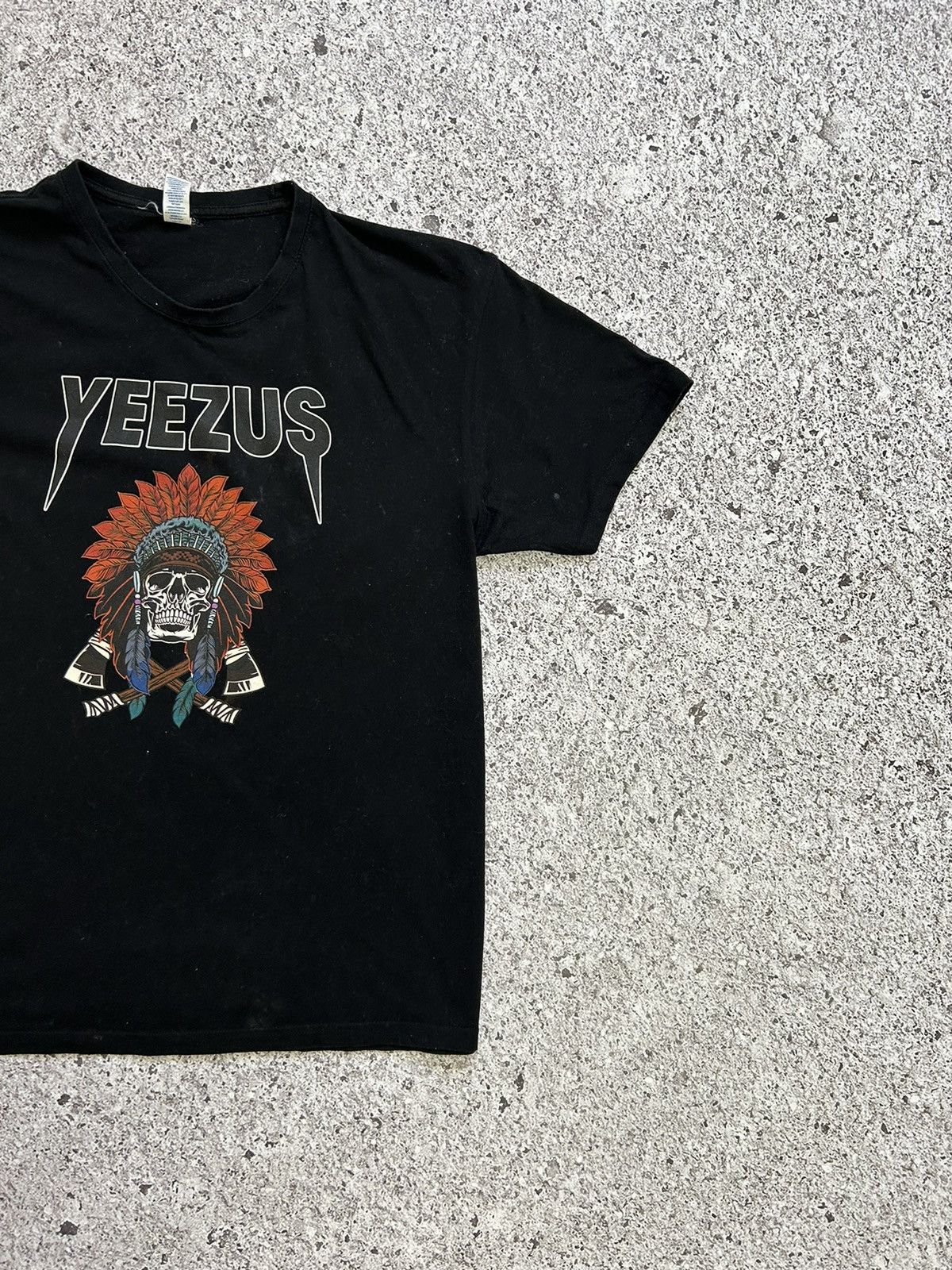 Band Tees × Rap Tees Kanye West Yeezus Black Rap T-Shirt Size US XL / EU 56 / 4 - 3 Thumbnail