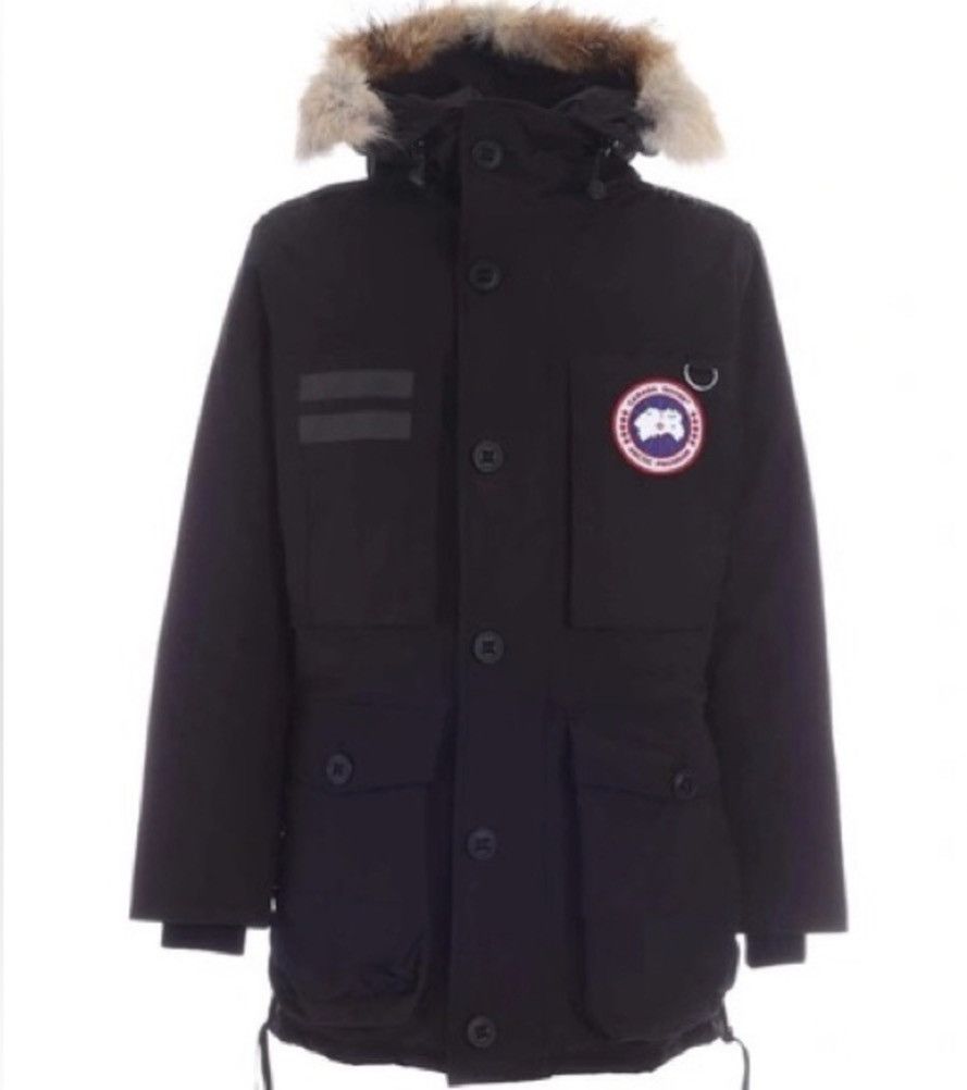image of Canada Goose Mens Macculloch Parka in Black (Size Small)