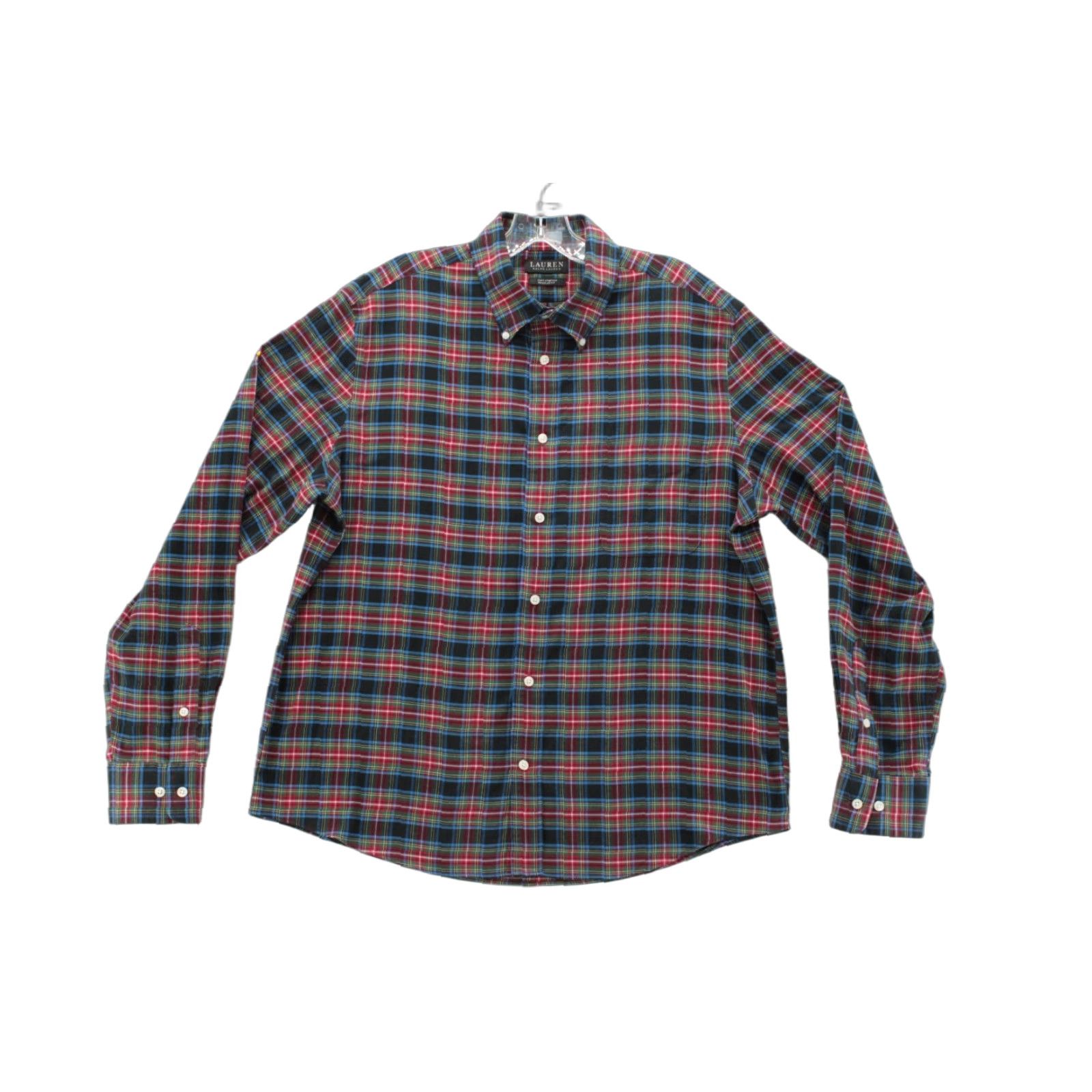 Ralph Lauren Lauren Ralph Lauren Black Label Shirt Mens Large Multicolor Plaid Flannel Preppy Size US L / EU 52-54 / 3 - 1 Thumbnail