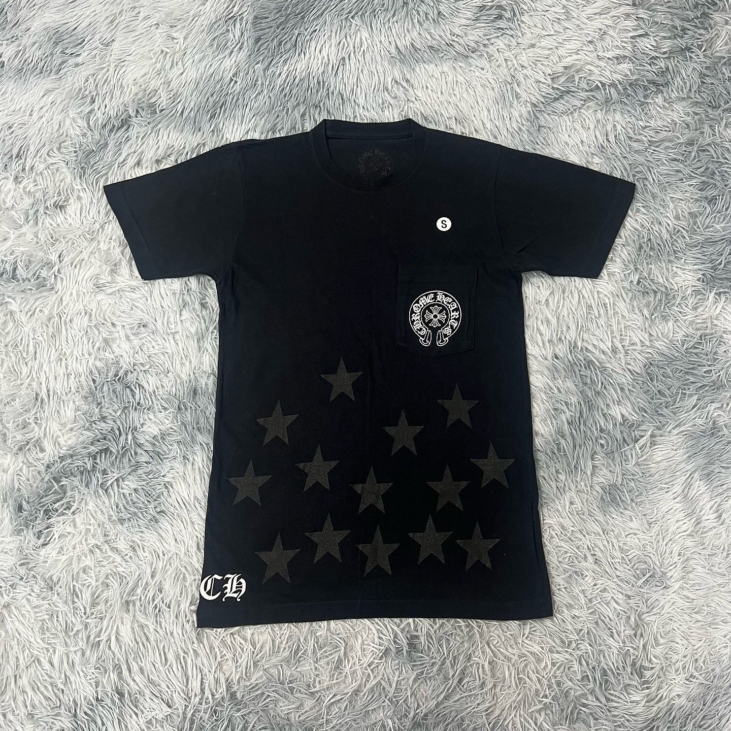 Chrome Hearts Chrome Hearts Shuriken Ninja Star Logo Pocket Tshirt
