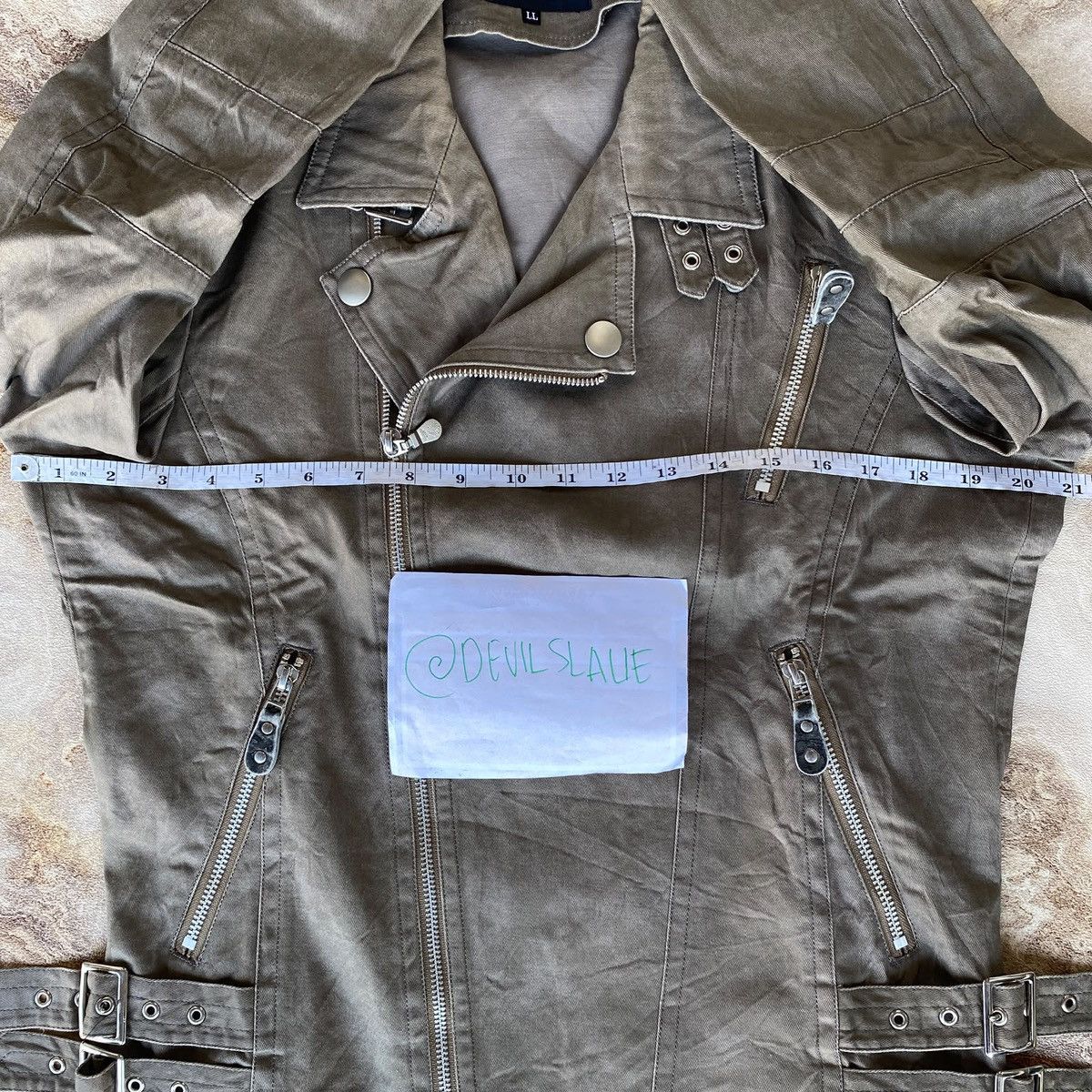 Le Grande Bleu (L.G.B.) Tornado Mart Asymmetrical Ifsix LGB GOA Biker Jacket Size US L / EU 52-54 / 3 - 13 Thumbnail
