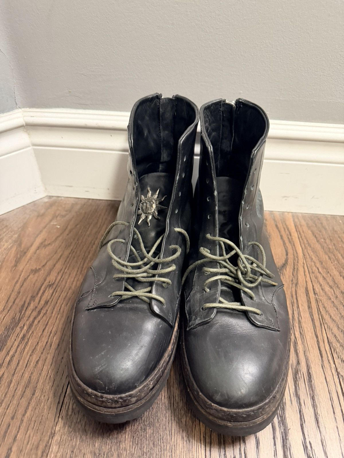 Vintage Vintage Italian Virbram Outsole Boots Size US 11 / EU 44 - 1 Thumbnail