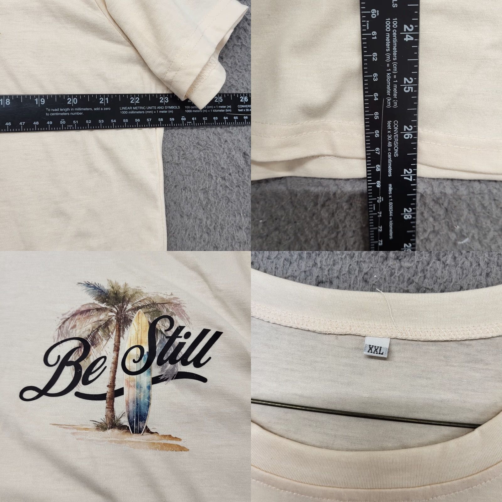 Obey Even The Wind And The Waves Obey Him Tshirt Unbranded Shirt Adult XXL Beige Christian Quotes 90s Theme? Size US XXL / EU 58 / 5 - 8 Thumbnail