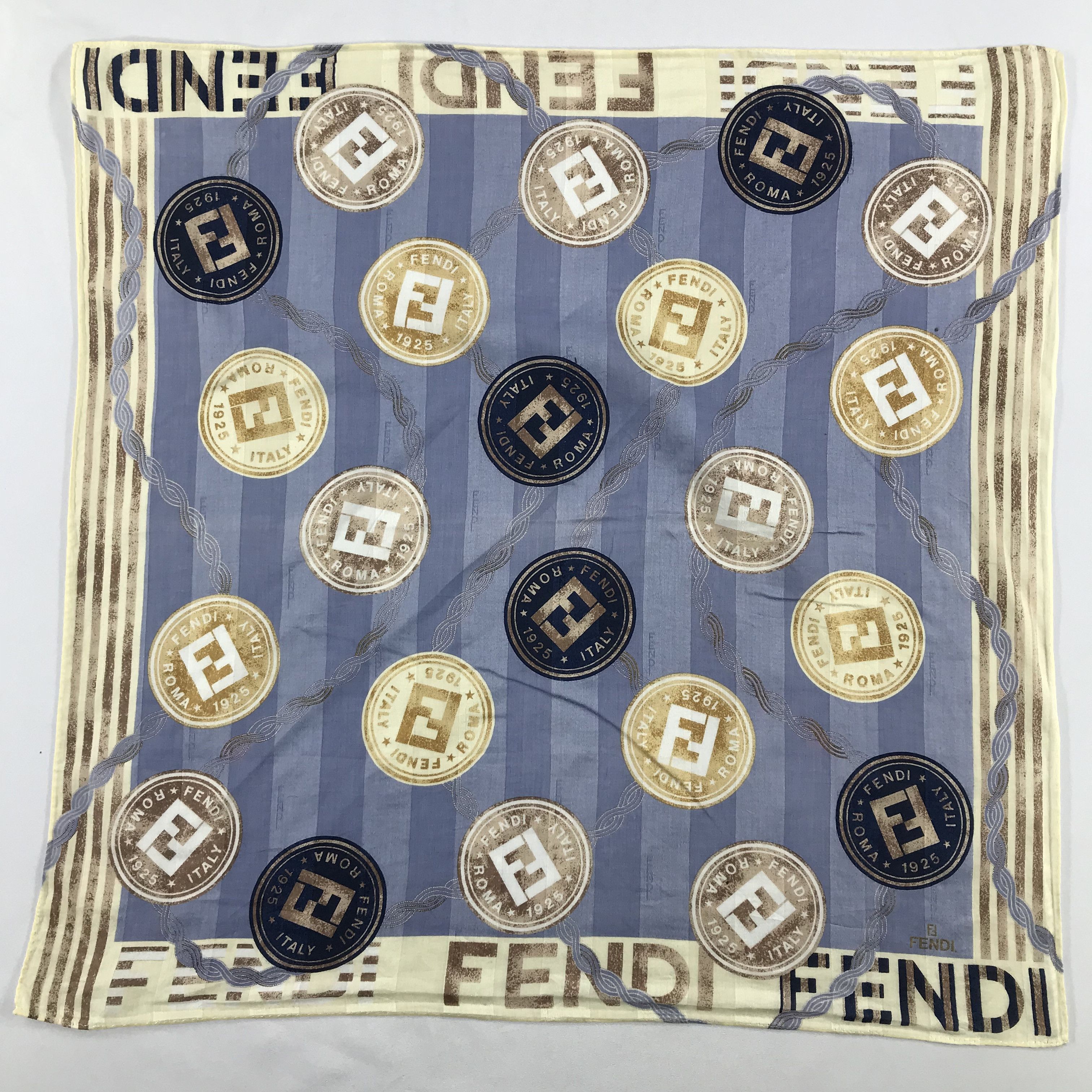 Vintage Vintage Fendi Bandana / Handkerchief / Neckerchief - S2114 Size ONE SIZE - 1 Thumbnail