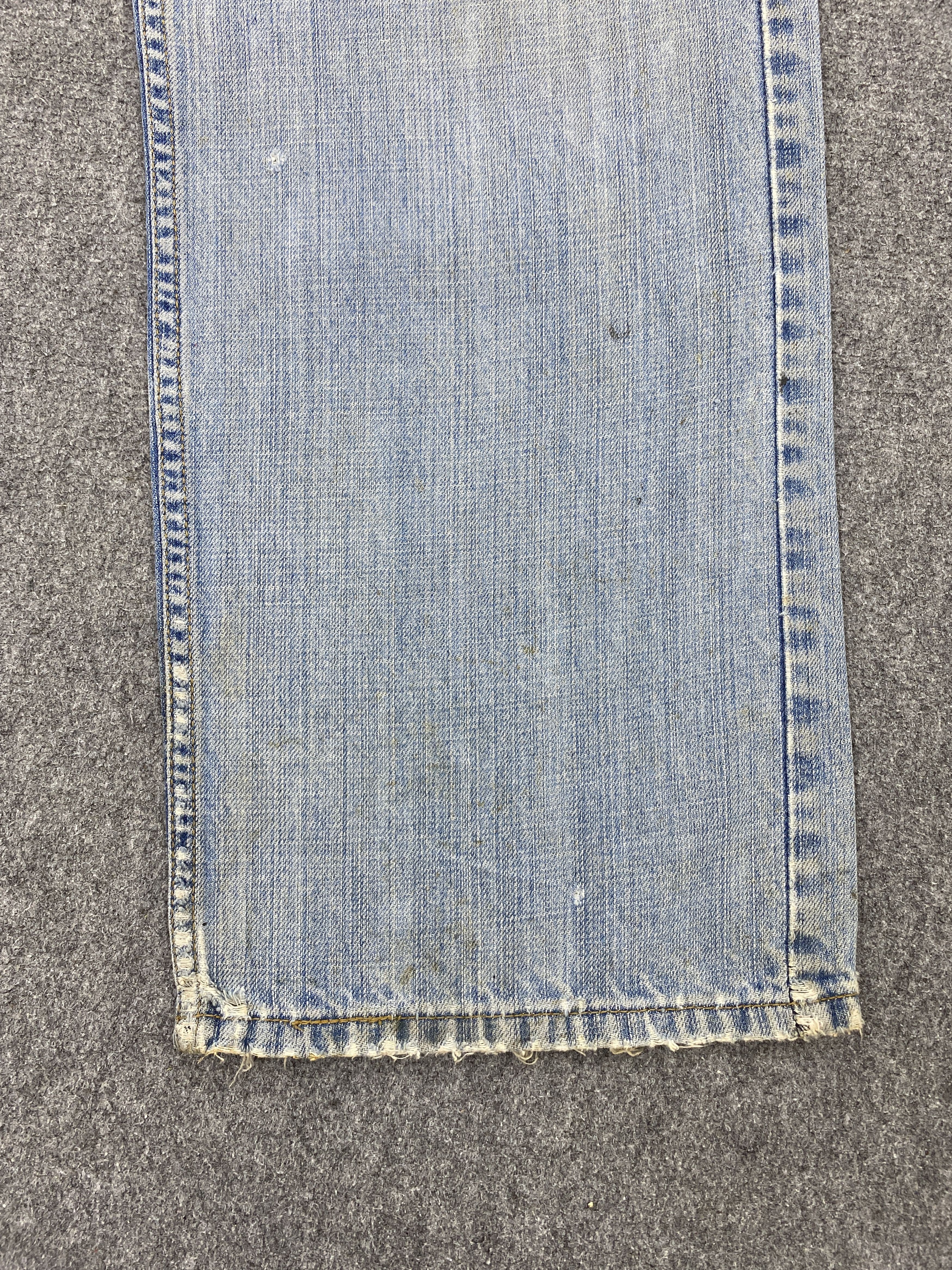 Levi's × Vintage Distressed Vintage Levis 569 Faded Blue Jeans Size US 33 - 12 Thumbnail