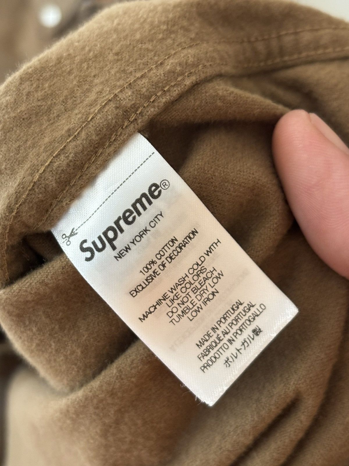 Supreme Supreme Crown L/S Button Up Shirt Brown Size US L / EU 52-54 / 3 - 6 Thumbnail