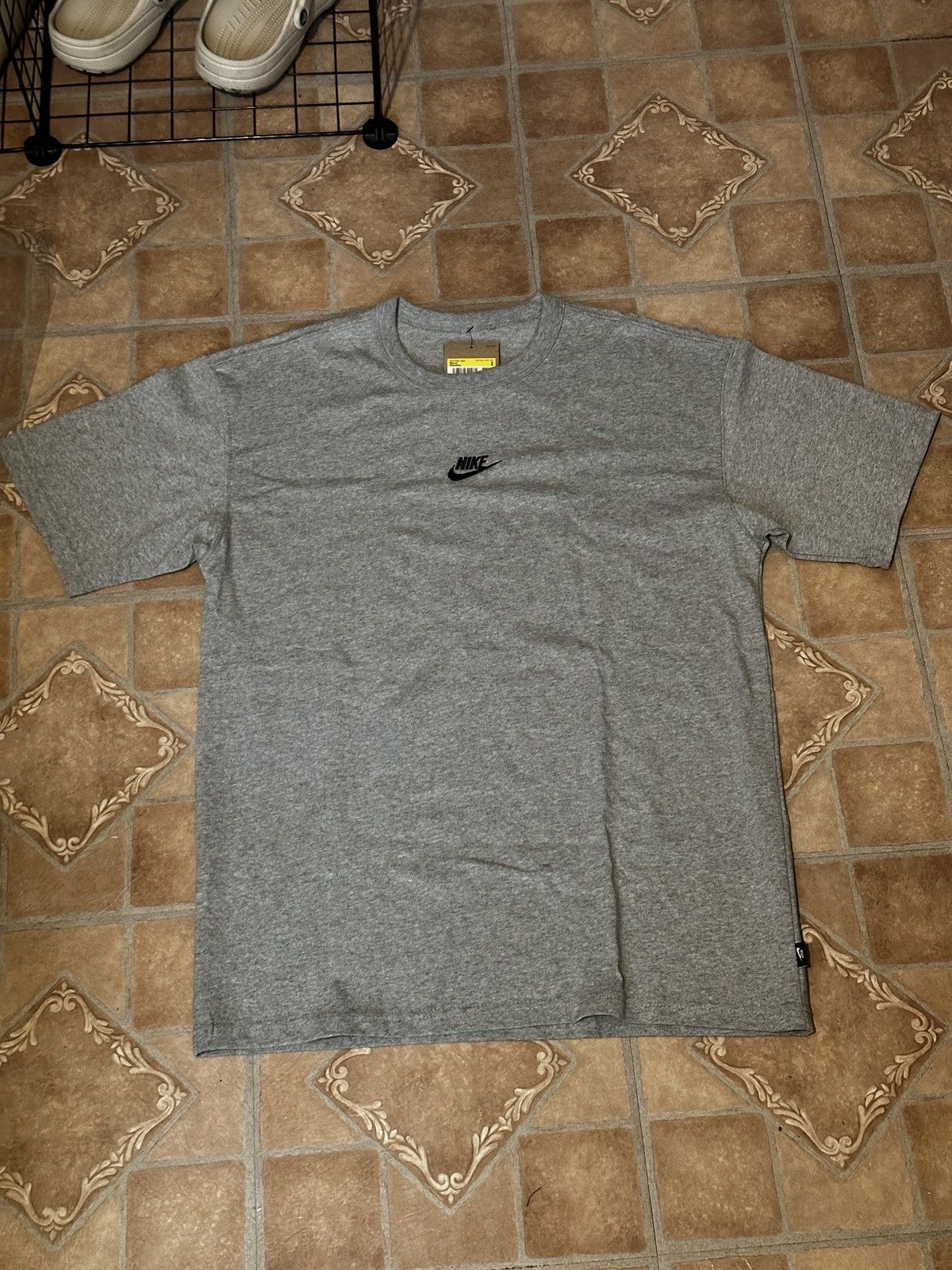 Vintage Nike Grey tee Size US M / EU 48-50 / 2 - 1 Thumbnail