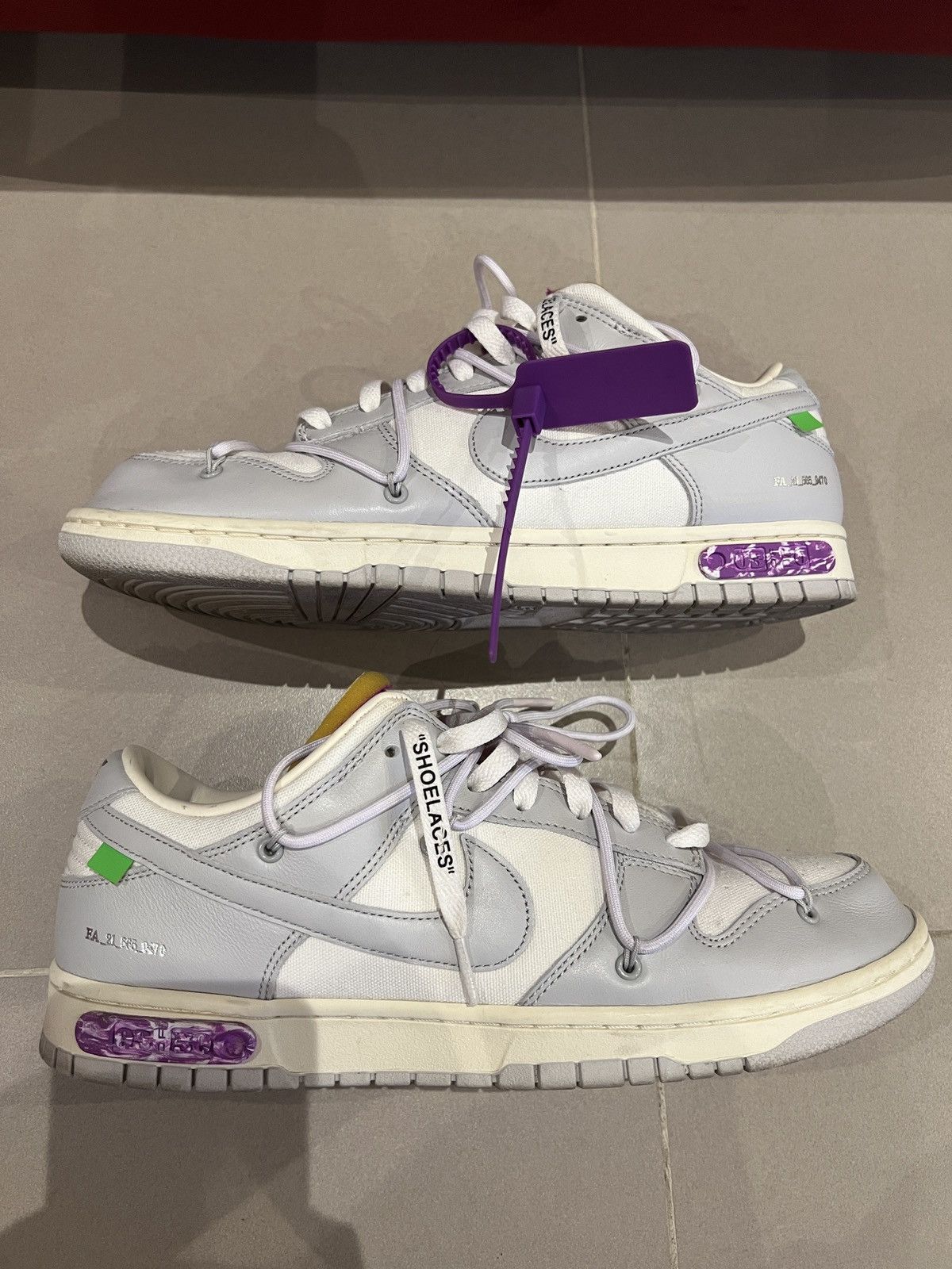 Nike × Off-White Nike Dunk Off White 3 of 50 Size US 12 / EU 45 - 1 Thumbnail