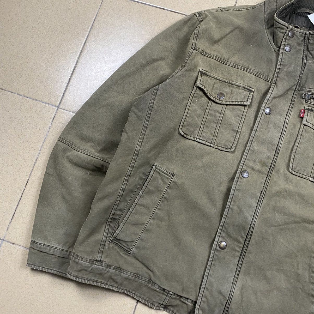 Levi's Vintage y2k Levis Military Army Detroit Jacket Size US L / EU 52-54 / 3 - 3 Thumbnail