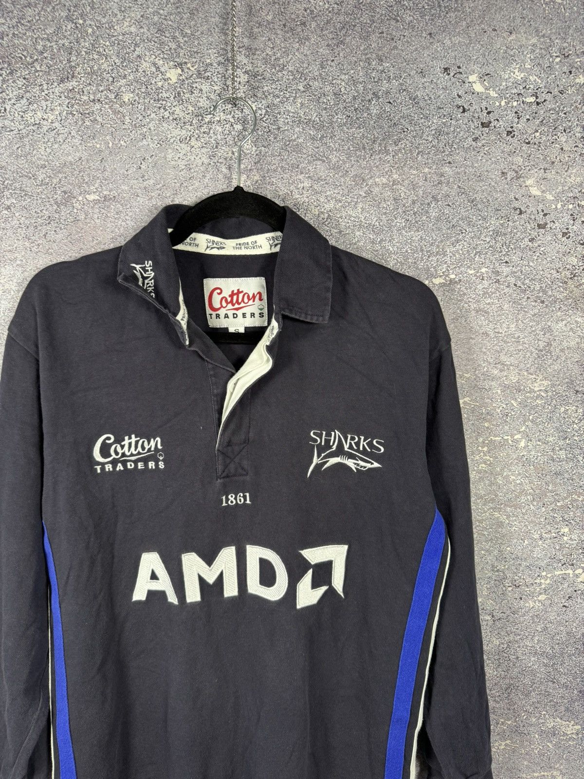 Cotton Traders × Vintage Vintage Sale Sharks Rugby Jersey Large Cotton Traders 2004 Size US S / EU 44-46 / 1 - 2 Thumbnail