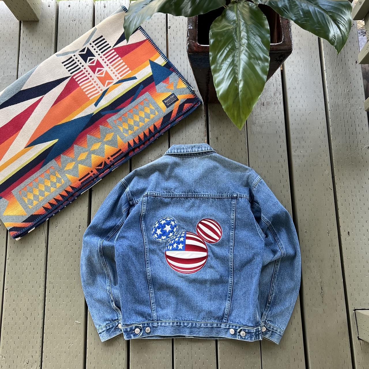Disney × Vintage Vintage Disney Mickey Mouse Denim Jacket Size US S / EU 44-46 / 1 - 2 Thumbnail