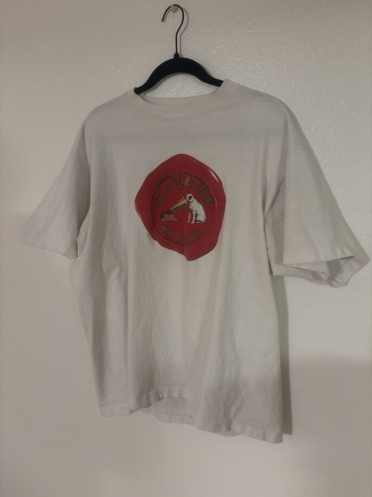 Fruit Of The Loom White RCA VICTOR RED SEAL T-Shirt Size US XL / EU 56 / 4 - 1 Thumbnail