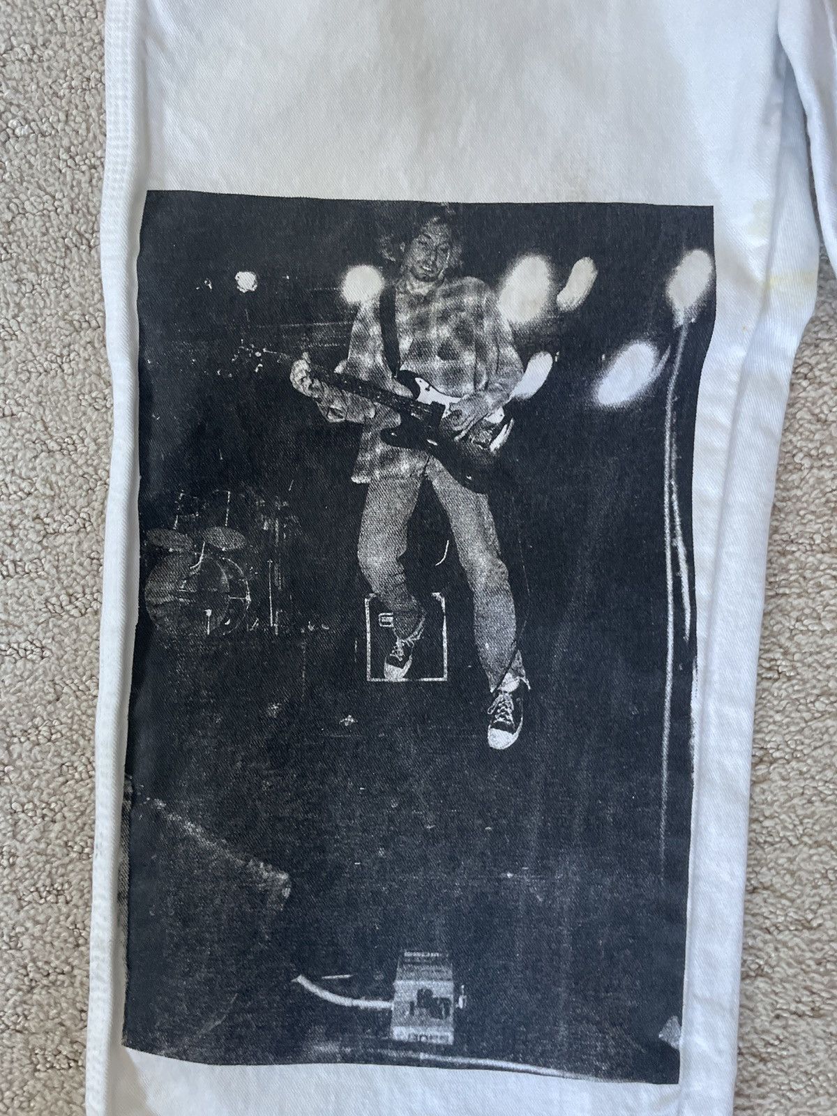 Pleasures x Charles Peterson Kurt Cobain dickies Pants