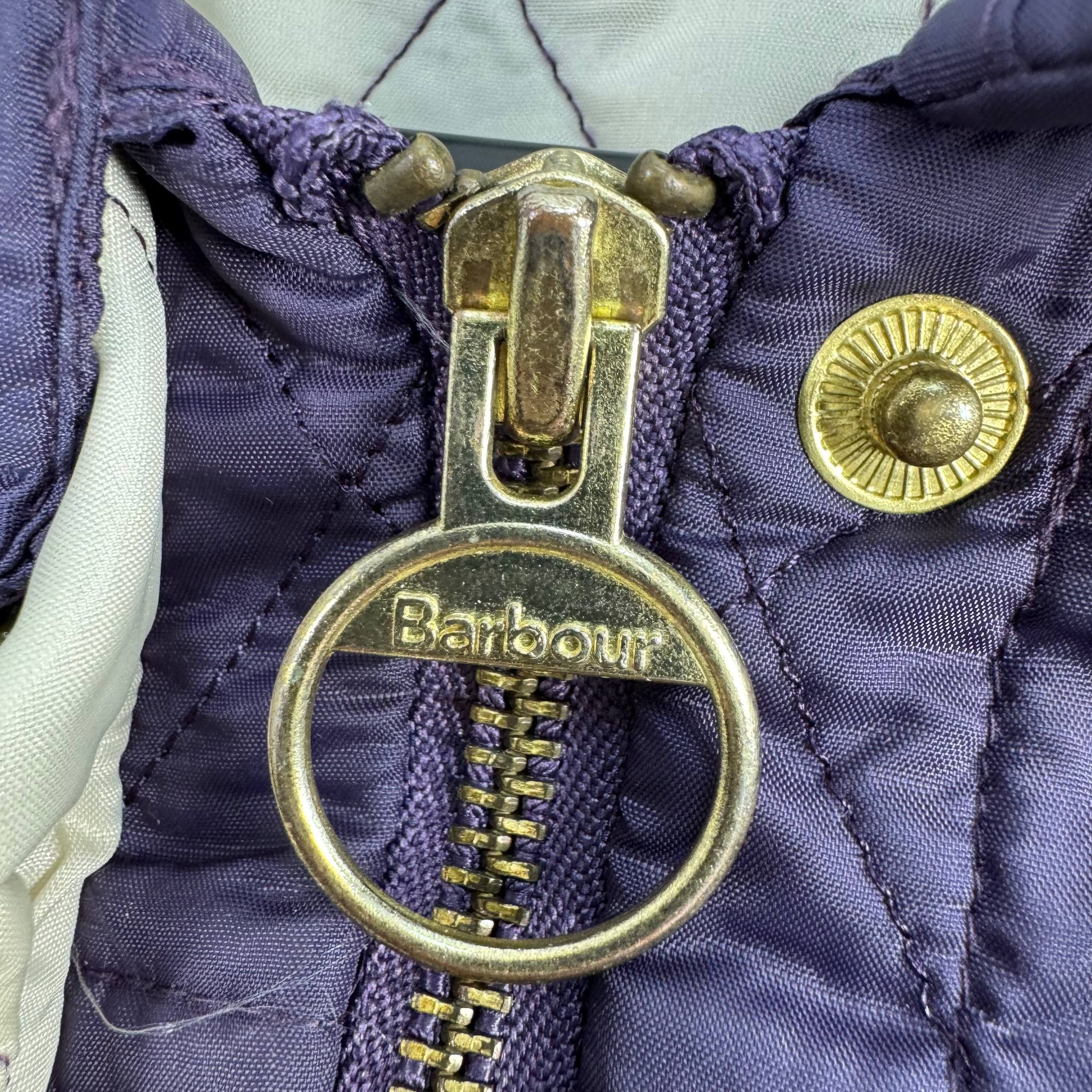 Barbour Barbour International Quilted Jacket Purple Womens Size XS Size XS / US 0-2 / IT 36-38 - 3 Thumbnail