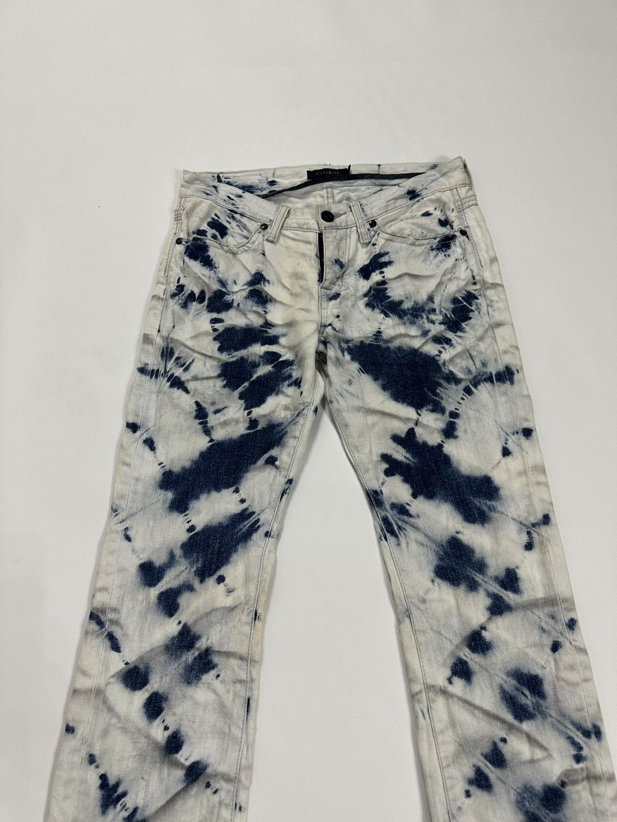 Japanese Brand Civarize Acid Wash Skinny Jeans Pants Size US 29 - 2 Thumbnail