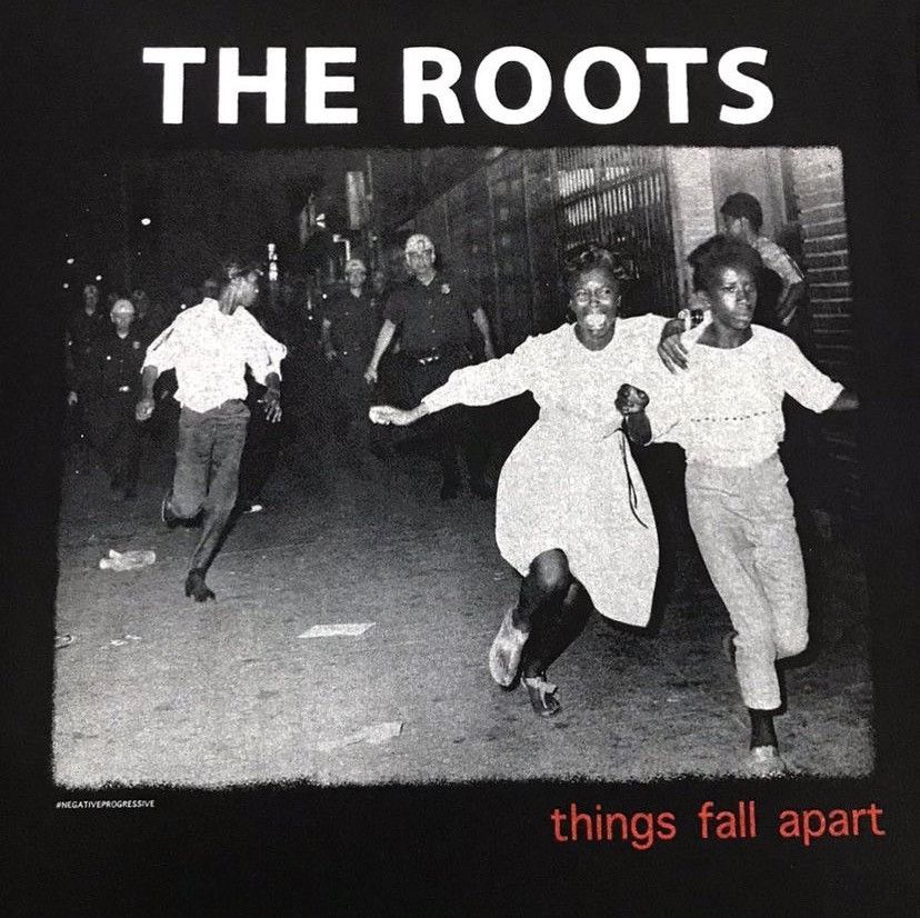 Band Tees × Rap Tees The Roots Things Fall Apart Promo Boot Tees Size US XL / EU 56 / 4 - 4 Thumbnail