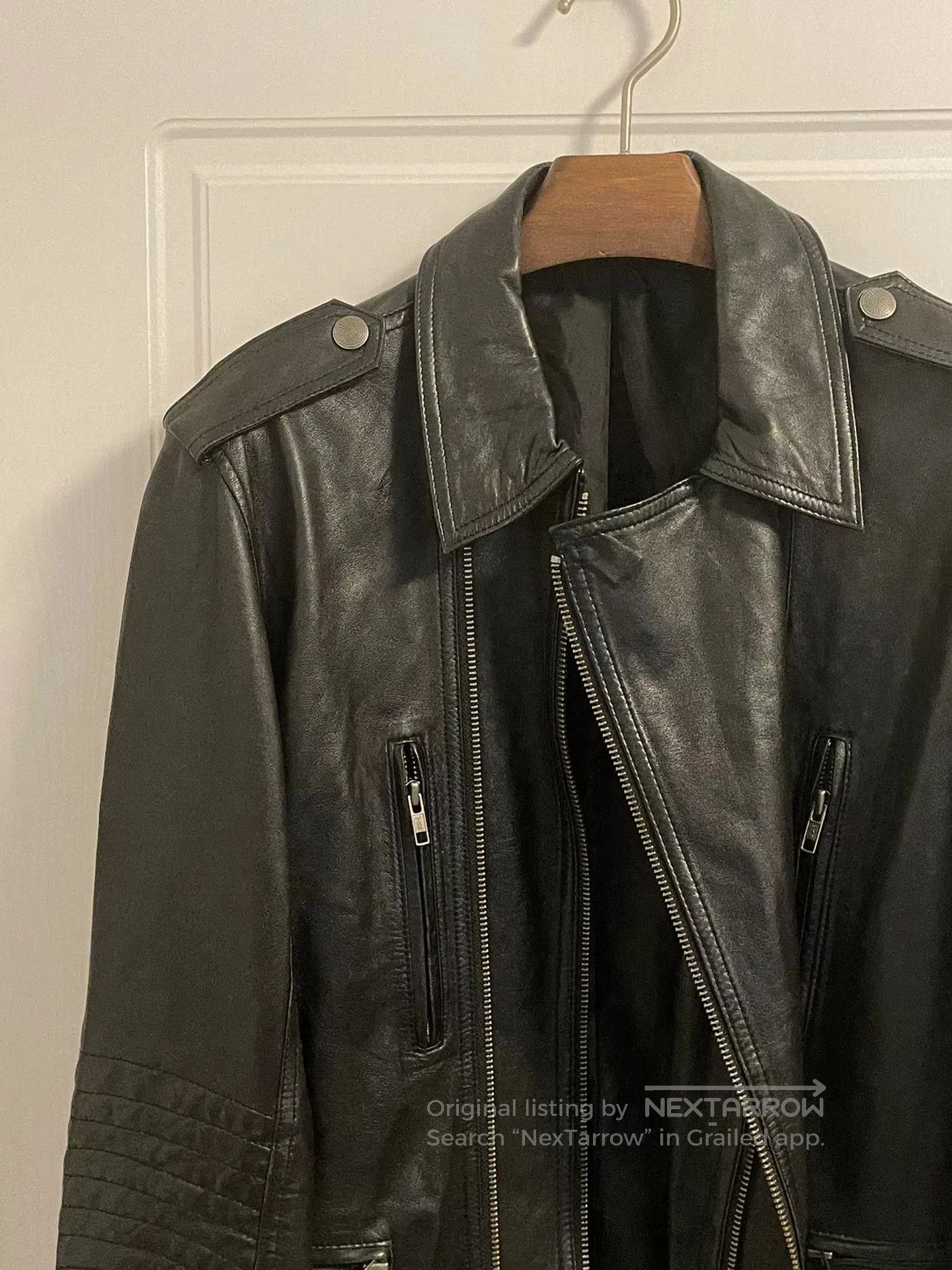Jean Paul Gaultier jean paul gaultier leather biker jacket. Size US XXL / EU 58 / 5 - 2 Thumbnail