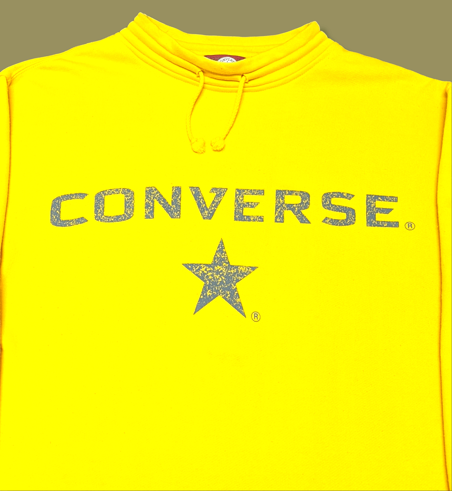 Converse × Vintage Vintage 90s Converse Spellout Logo Mock Sweatshirt Size US S / EU 44-46 / 1 - 3 Thumbnail