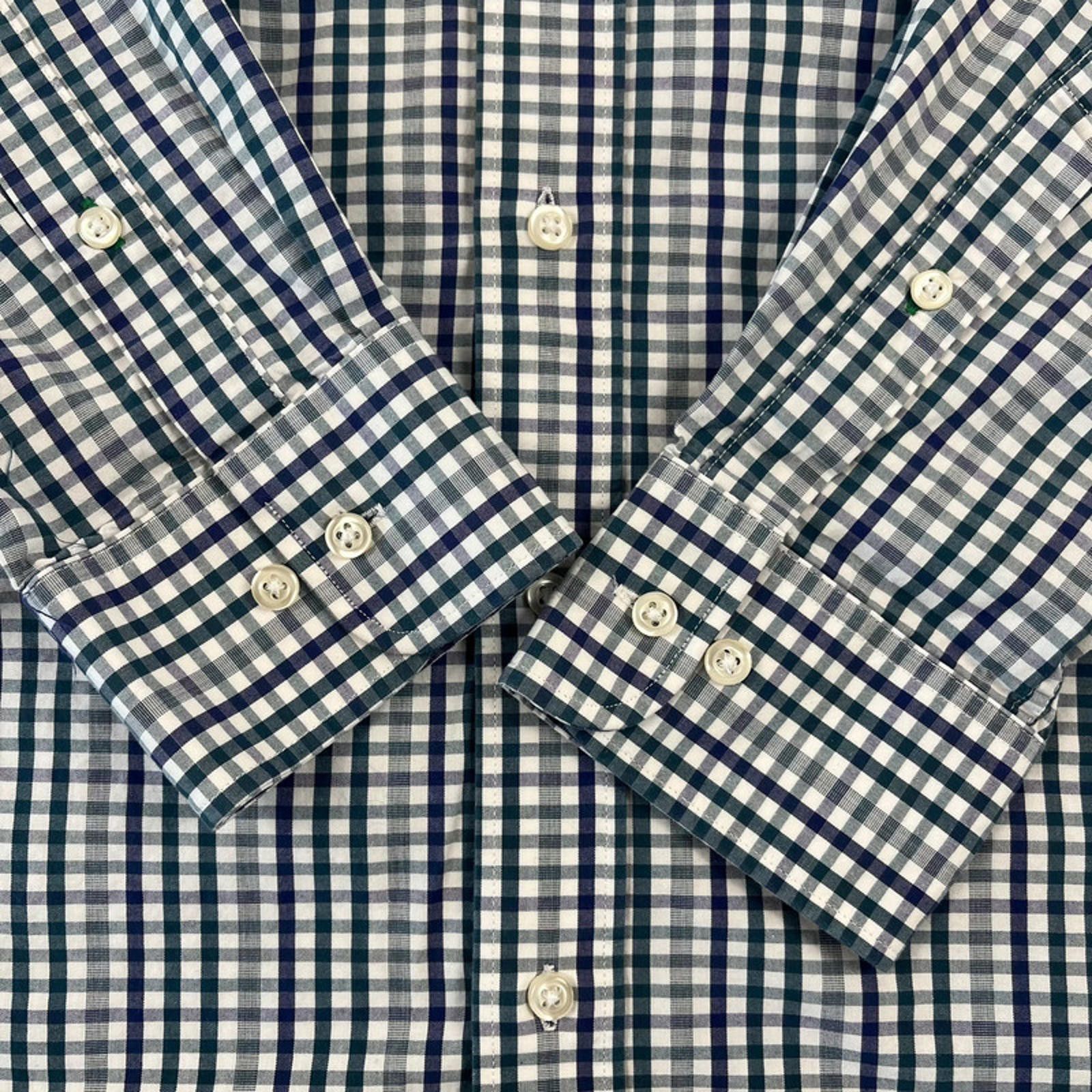 Tommy Hilfiger Tommy Hilfiger Checkered Shirt L White Blue Grey Size US L / EU 52-54 / 3 - 3 Thumbnail