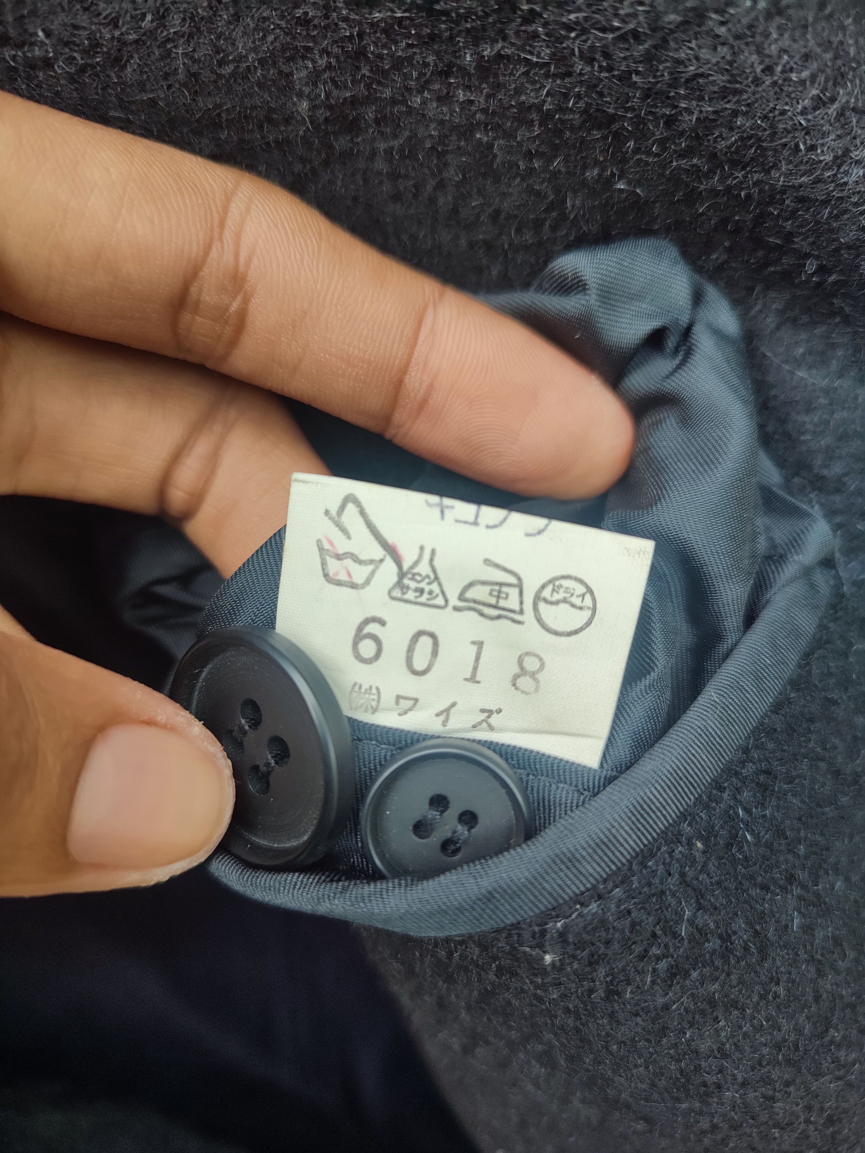 Yohji Yamamoto Y’s by Yohji Yamamoto Charcoal Wool Oversized Overcoat Size US XL / EU 56 / 4 - 24 Thumbnail