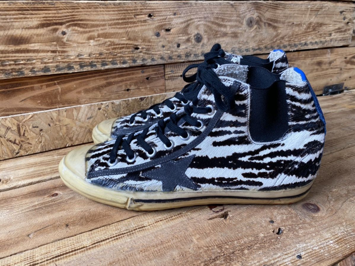 Golden Goose Golden goose V-star hi-top sneakers animal print sz 41 Size US 8 / EU 41 - 6 Thumbnail