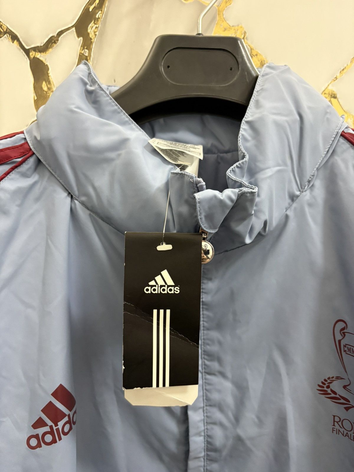 Adidas Windbreaker jacket champions league final 2009 NEW size L Size US L / EU 52-54 / 3 - 8 Thumbnail
