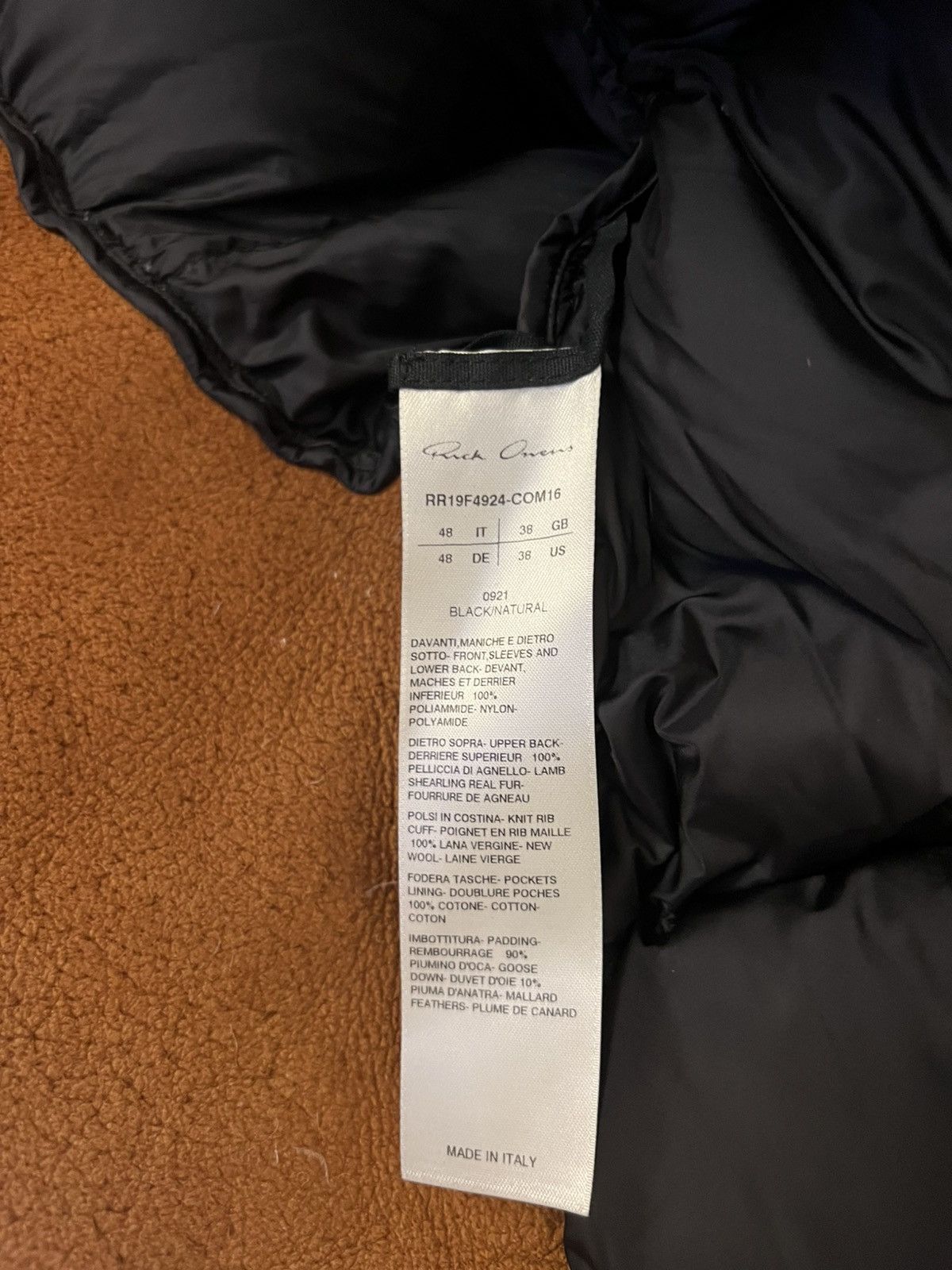 Rick Owens Rick Owens FW19 Zionic Shearling Puffer Jacket Size US M / EU 48-50 / 2 - 13 Thumbnail