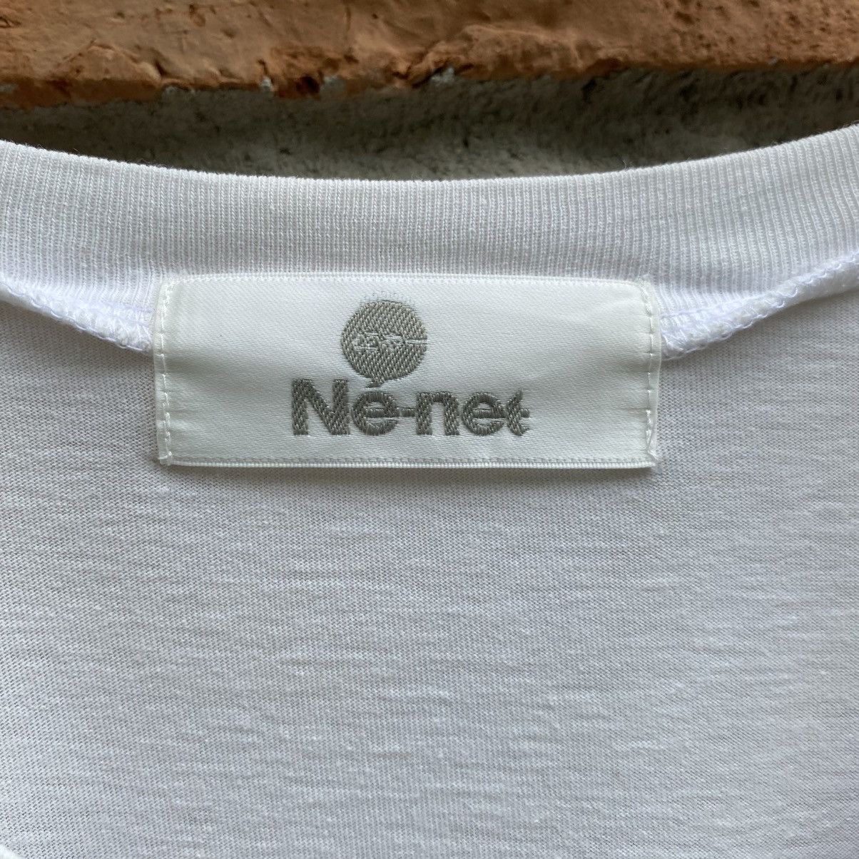 Ne-Net Ne-Net White T-shirt with Black Bunny Print Size US M / EU 48-50 / 2 - 5 Thumbnail