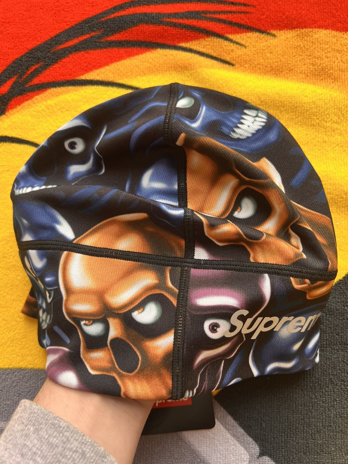 Supreme Supreme Marmot Skull Pile Base Layer Beanie (FW25) cap hat Size ONE SIZE - 11 Thumbnail