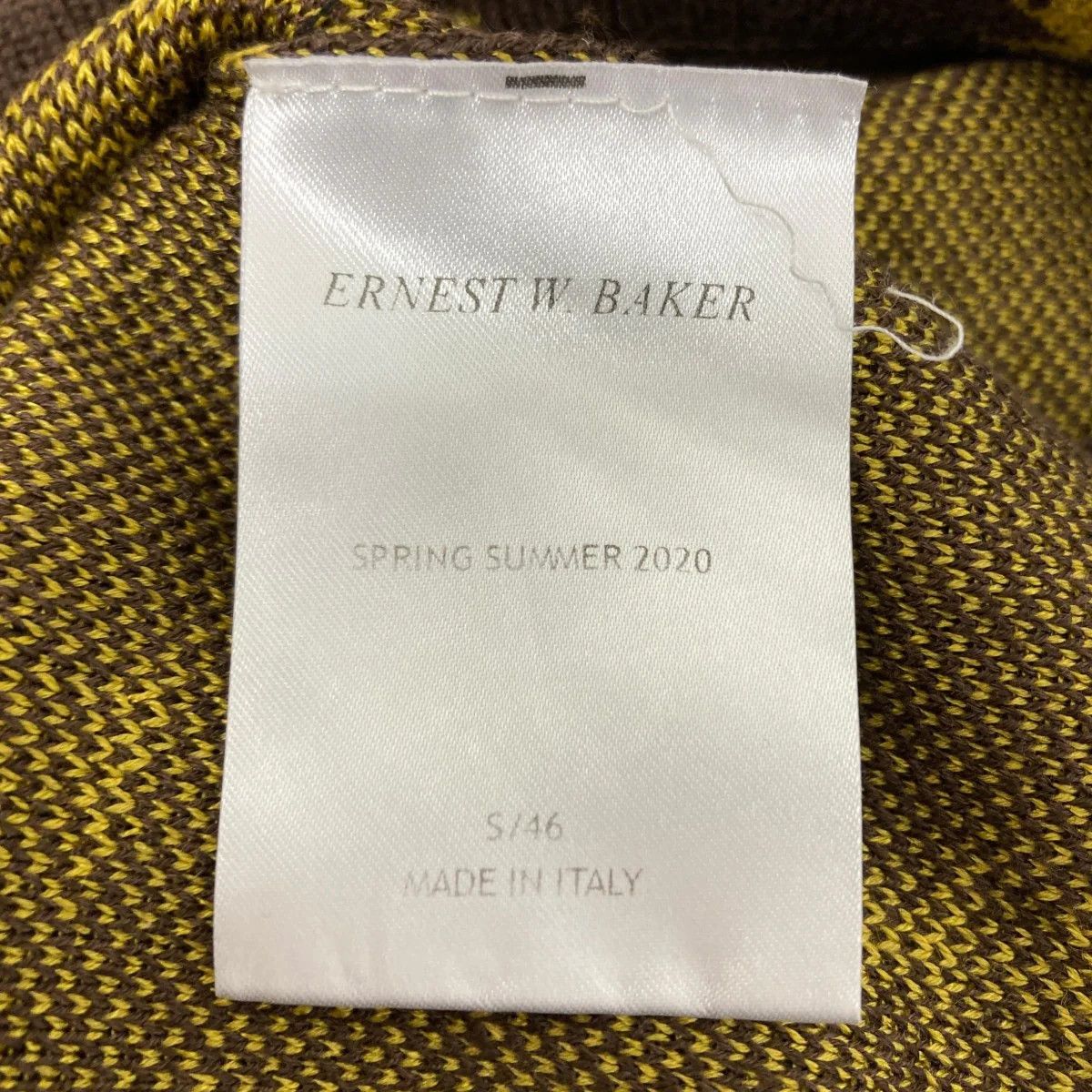 Ernest W. Baker SS20 Trophy Motif Knitted Polo Shirt Size US S / EU 44-46 / 1 - 3 Thumbnail