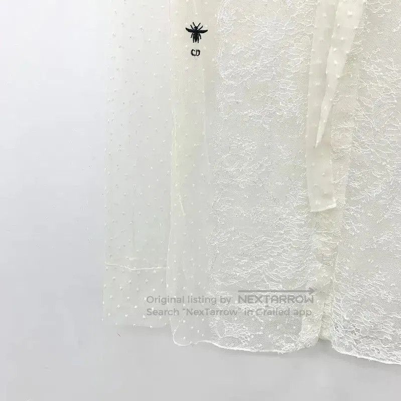 Dior Dior White Nylon Women's Shirt . Size S / US 4 / IT 40 - 3 Thumbnail