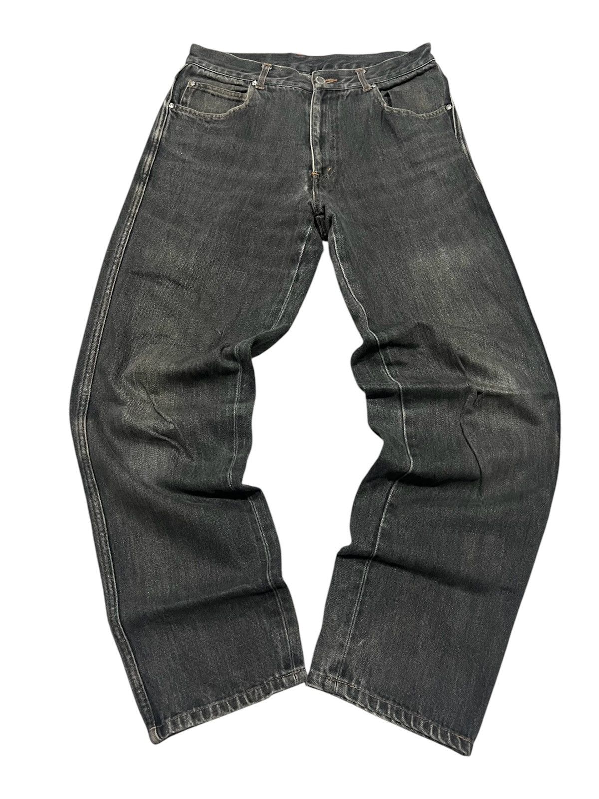 Comme des Garcons Vintage 90s Comme Des Garcons Homme Balloon Denim Size US 30 / EU 46 - 2 Thumbnail