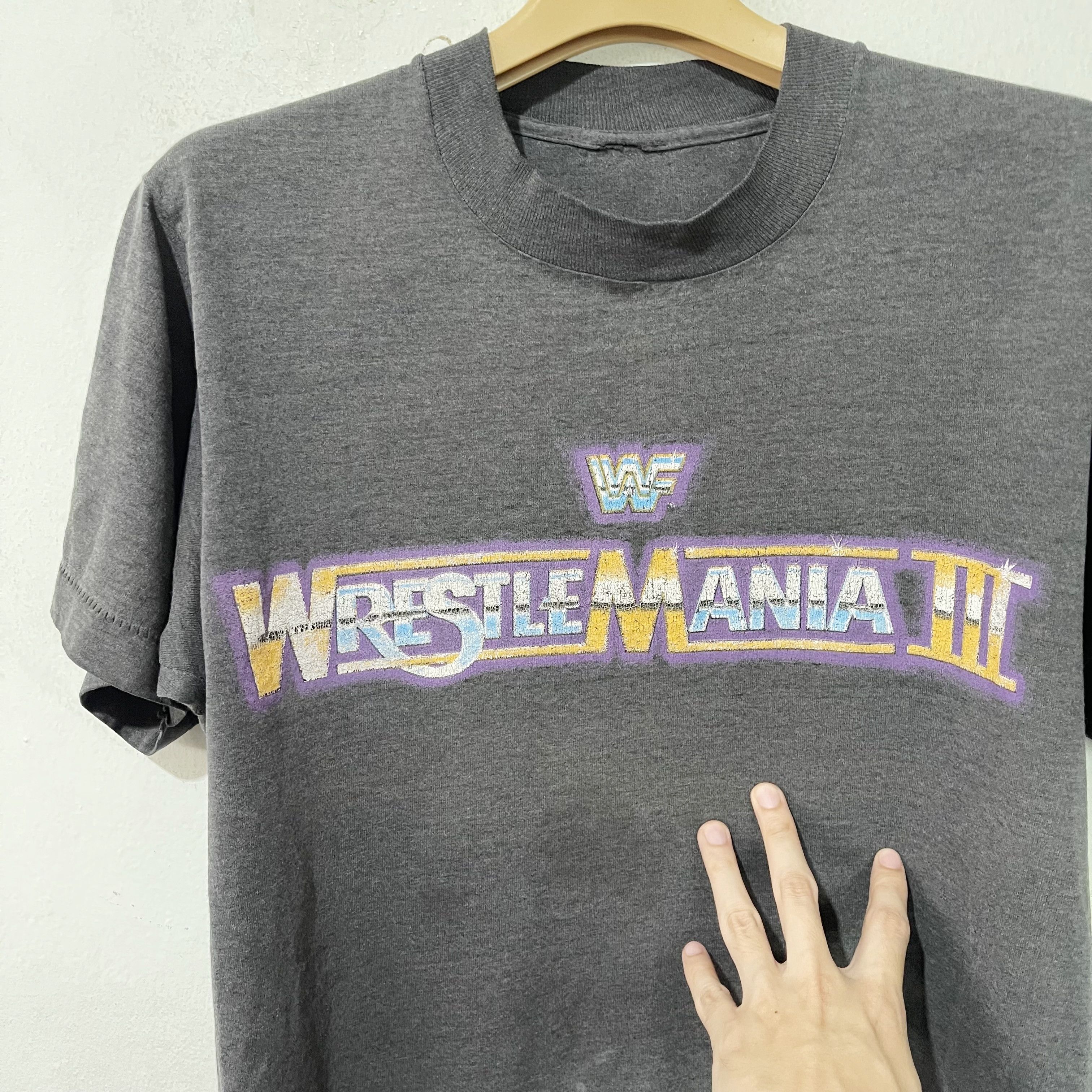 WWE Vintage 1987 WrestleMania III Shirt Size US S / EU 44-46 / 1 - 2 Thumbnail