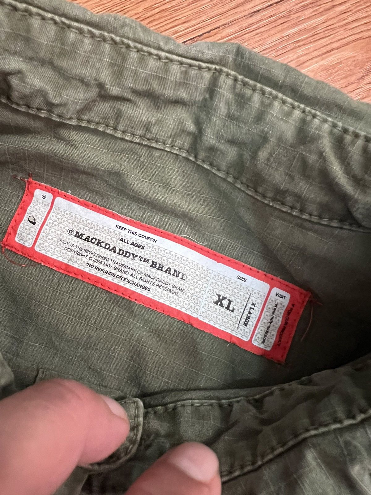 Designer × Issey Miyake MACKDADDY tm BRAND Size US XL / EU 56 / 4 - 5 Thumbnail