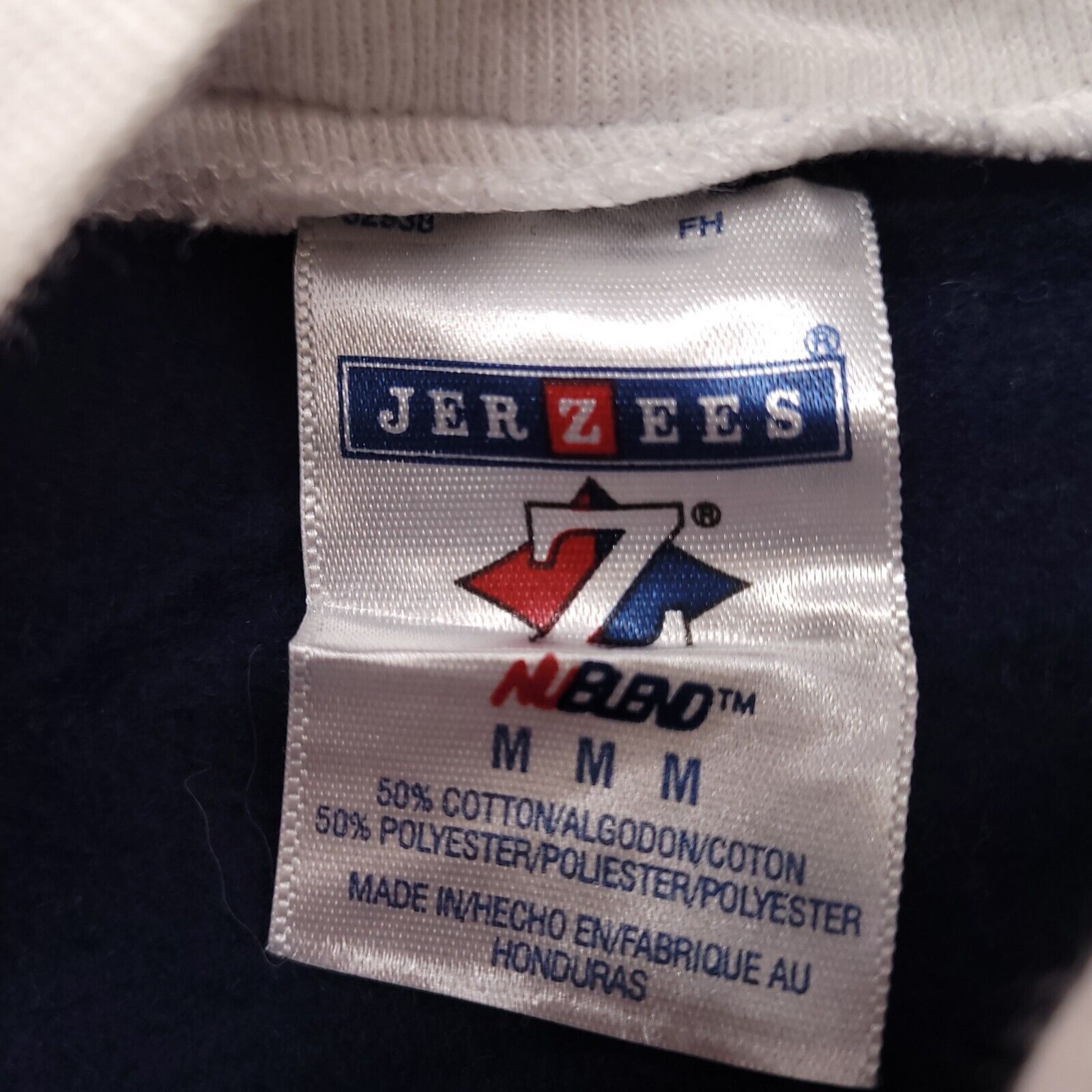 Jerzees Jerzees Casual Sweatshirt Womens Size Medium M Blue White Size M / US 6-8 / IT 42-44 - 3 Thumbnail