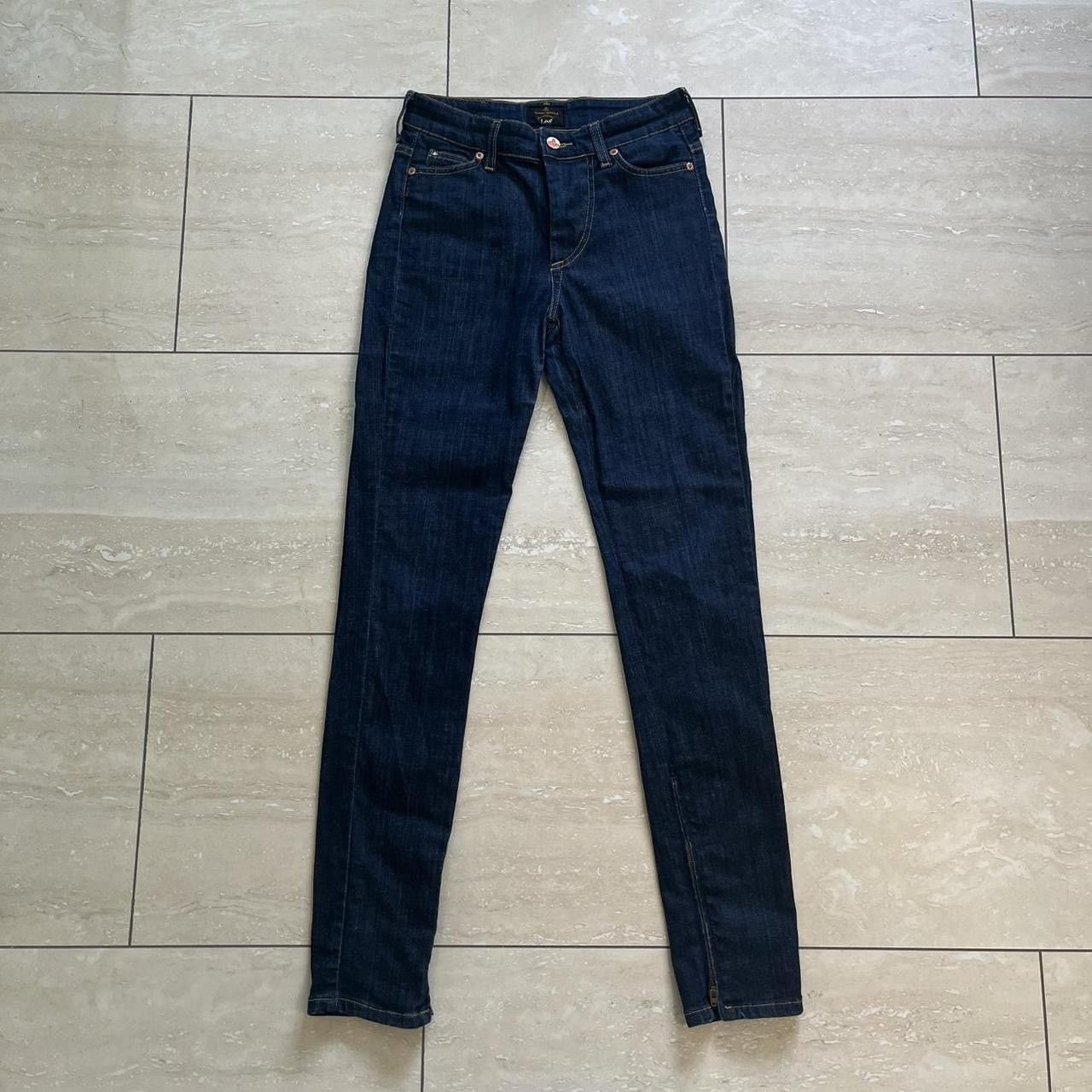 Lee × Vivienne Westwood Vivienne Westwood x Lee Navy Denim Jeans Size 28" / US 6 / IT 42 - 5 Thumbnail