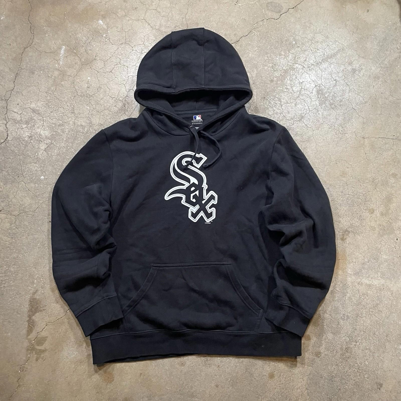 Majestic Chicago White Sox Nike Center check Hoodie Mens XL Pullover Size ONE SIZE - 1 Thumbnail