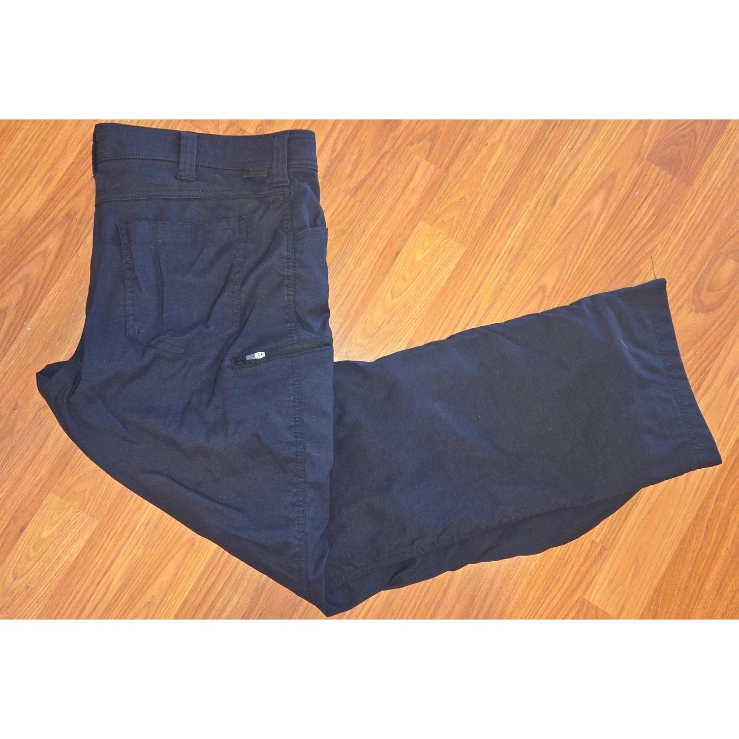 Wrangler Wrangler Black Cargo Pants - Men's 40x30 - Great! Size US 40 / EU 56 - 2 Thumbnail