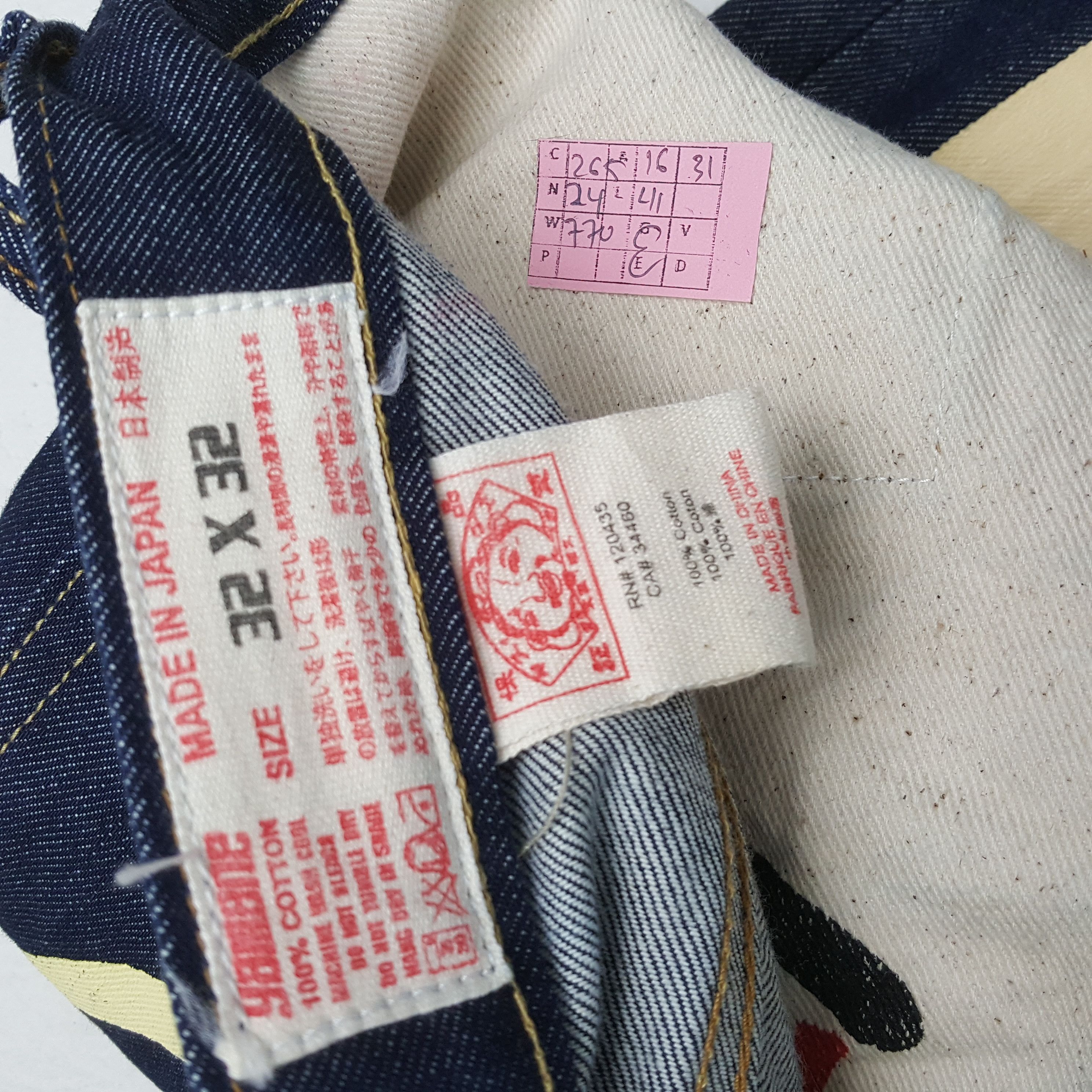Japanese Brand × Vintage EVISU Japanese Brand Streetwear Custom Daicock Jeans Size US 32 / EU 48 - 14 Thumbnail