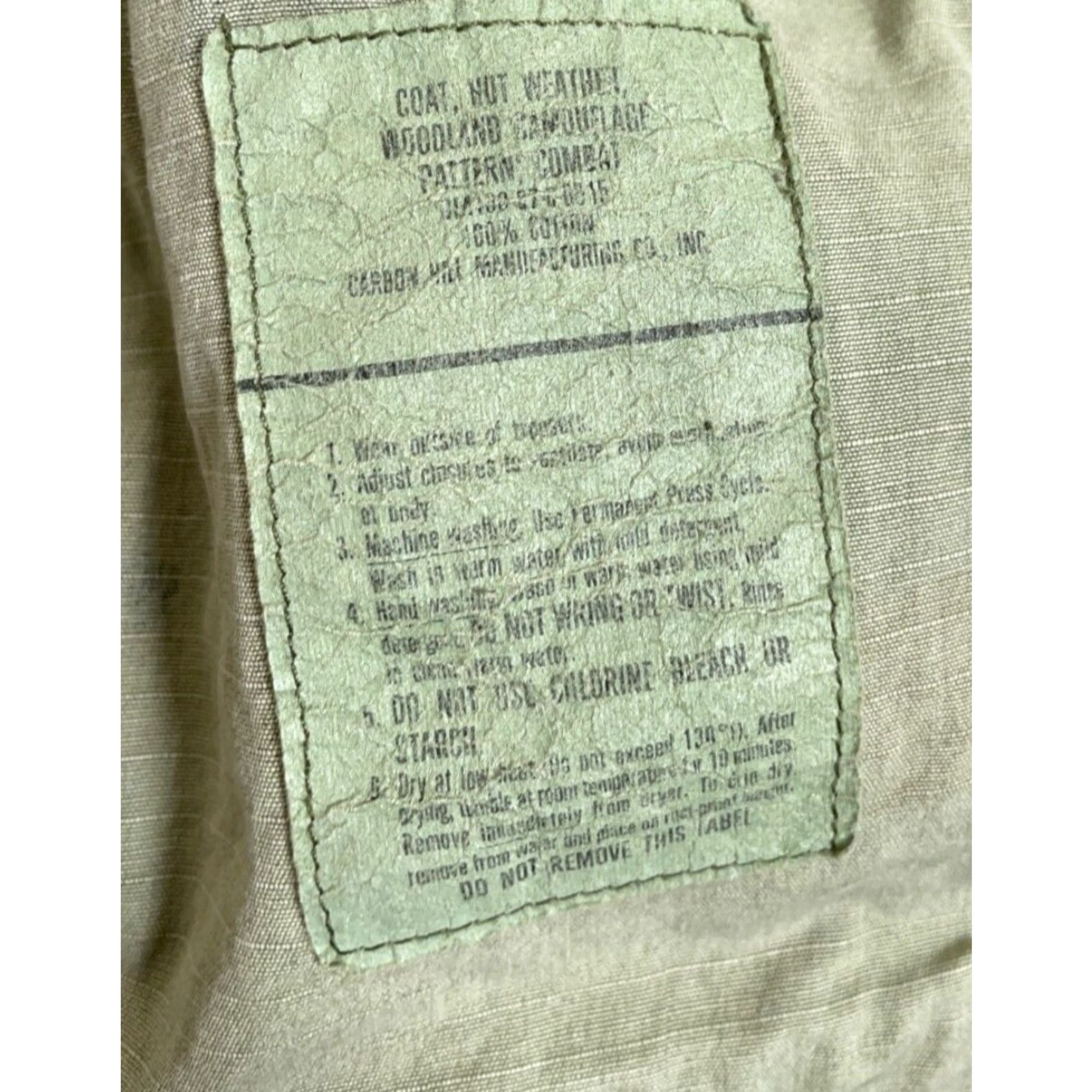 Vintage VTG Carbon Hill Army Woodland Camo Jacket Adult M Regular Green 80s Military Shirt Womens Mens? Size US M / EU 48-50 / 2 - 4 Thumbnail