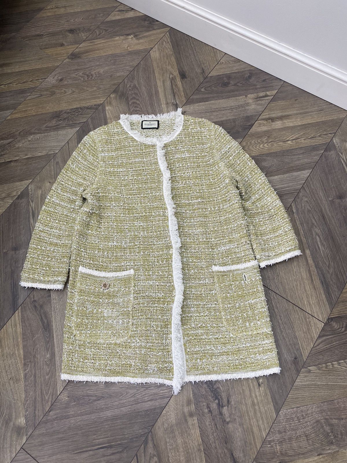 Designer × Vintage Vintage Bruno Manetti Womens Cotton Knit LS Cardigan Size XL / US 12-14 / IT 48-50 - 3 Thumbnail