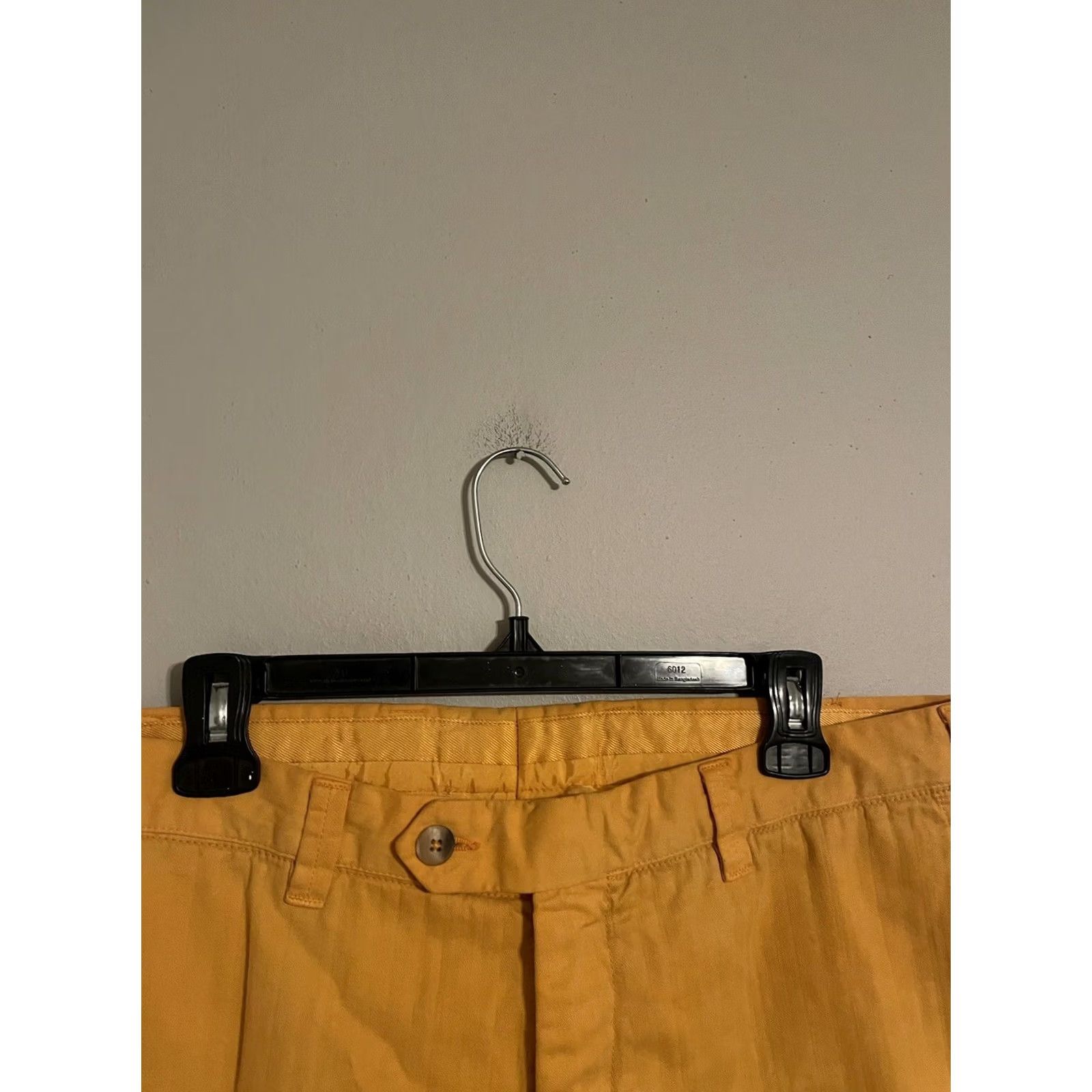 Zanella Zanella Chino Pants Men's 34 Orange Yellow 100% Cotton Made in Italy Size US 34 / EU 50 - 2 Thumbnail