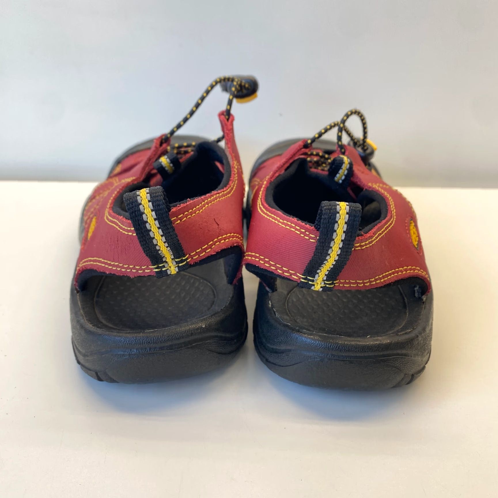 KEEN KEEN Women’s Newport Waterproof Hiking Sandals Shoes 4 Red Yellow Outdoor Sandal Sports Shoes Womens Size US 4 / IT 34 - 4 Thumbnail