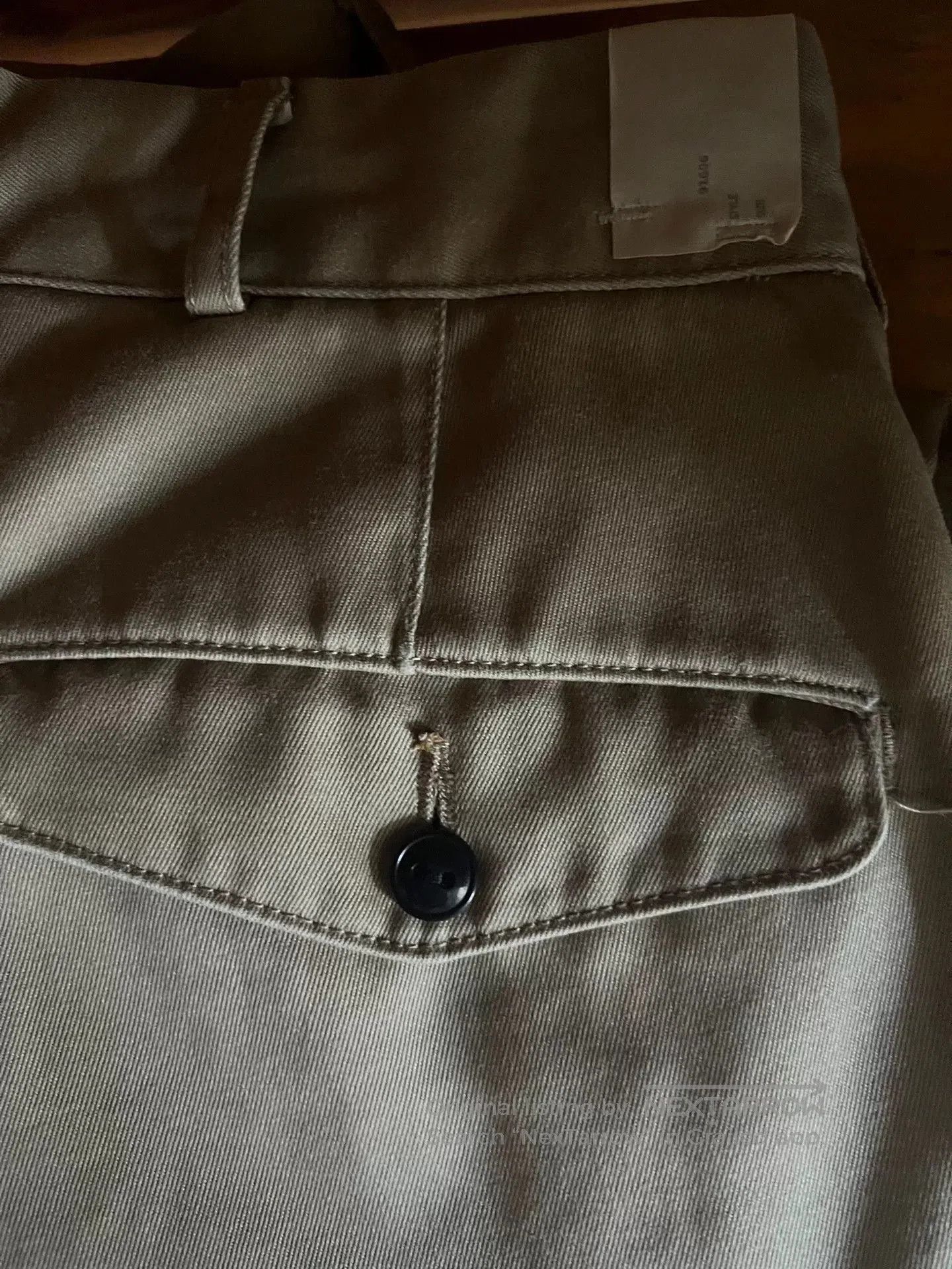 N.Hoolywood khaki pants with custom zipper details. Size US 32 / EU 48 - 9 Thumbnail