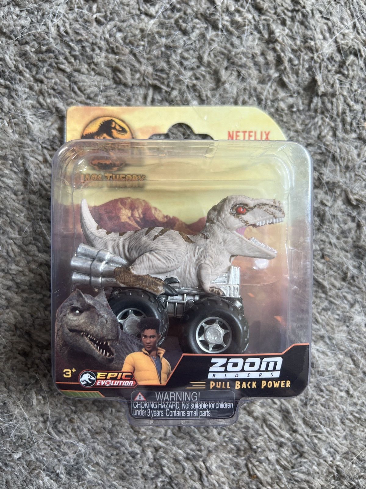 Universal Studios Netflix Jurassic World Chaos Theory Atrociraptor Zoom Rider Size ONE SIZE - 1 Thumbnail