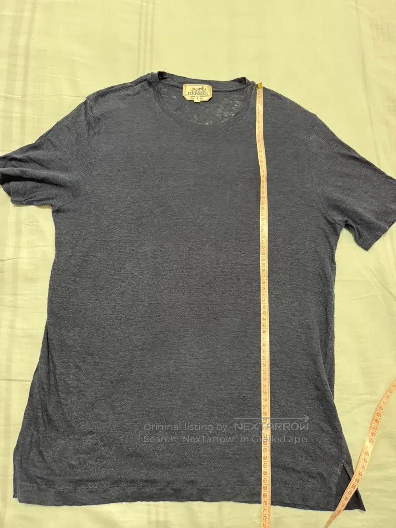 Hermes Hermes 100% linen short-sleeve T-shirt Size US S / EU 44-46 / 1 - 5 Thumbnail