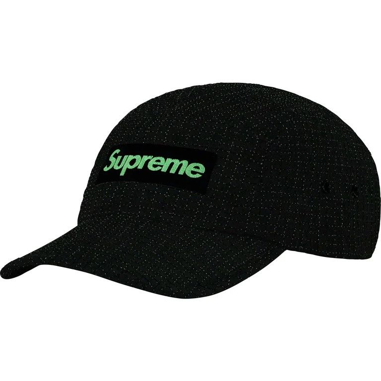 Supreme Supreme Glow Ripstop Camp Cap 'Black' Size ONE SIZE - 3 Thumbnail
