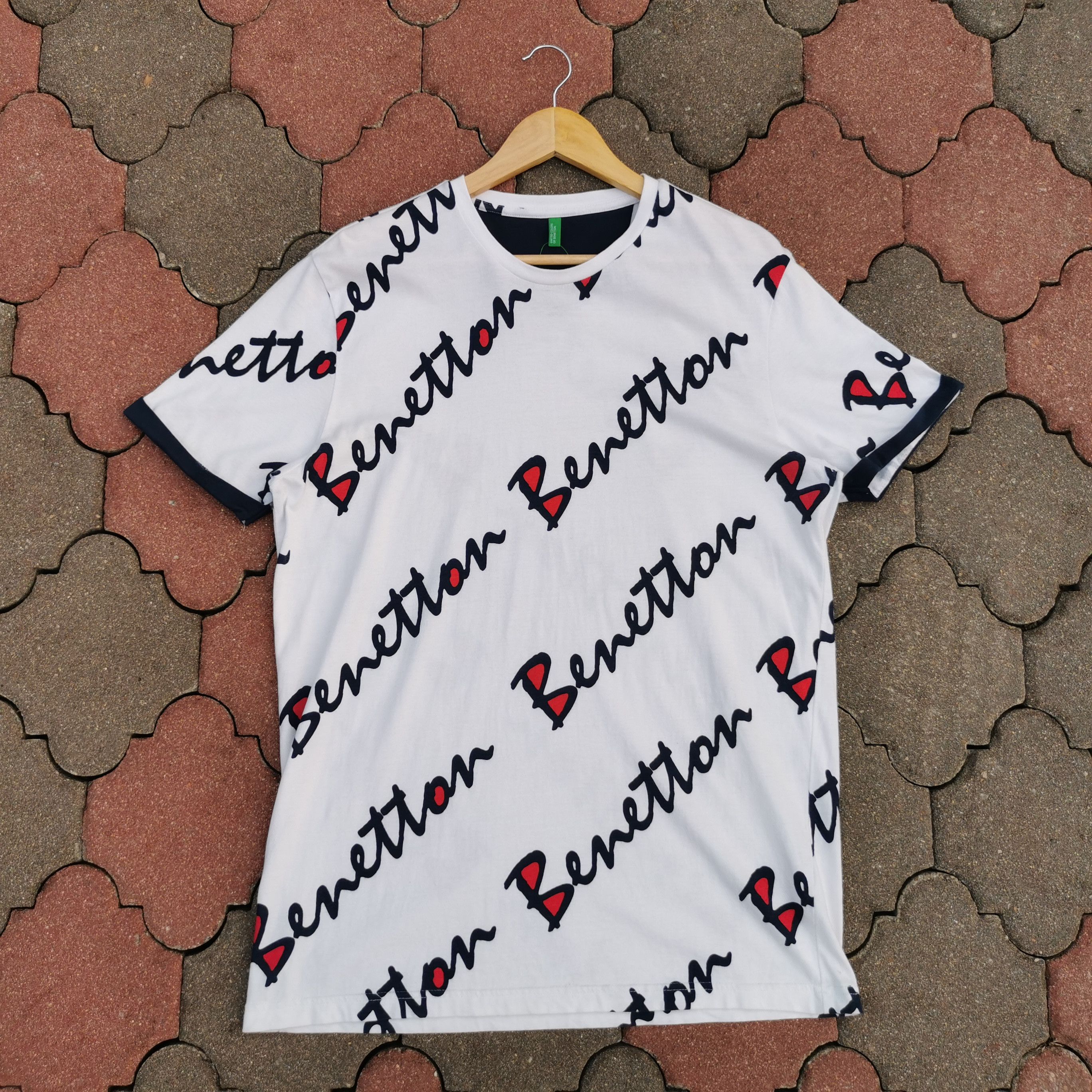 Champion × United Colors Of Benetton United Colors of Benetton Champion Logo Style T-shirt Size US L / EU 52-54 / 3 - 1 Thumbnail