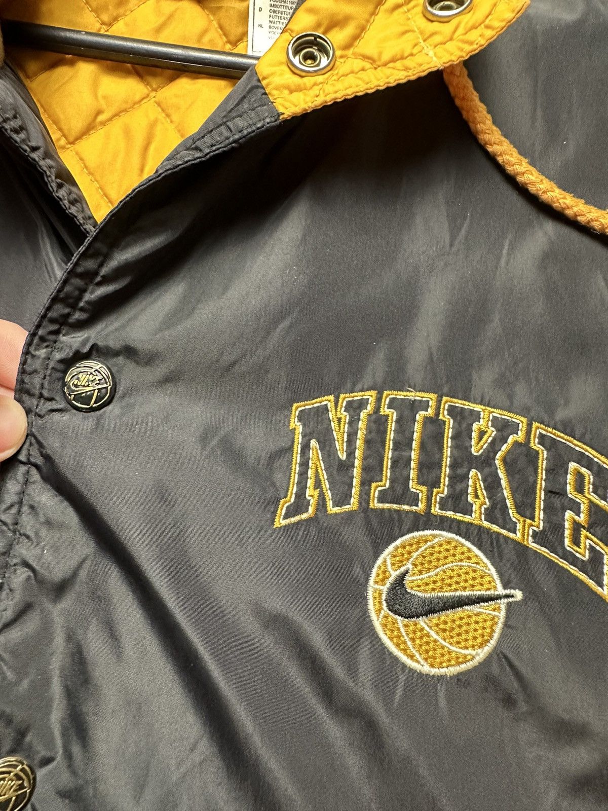 Nike × Vintage Vintage Nike Jacket bomber rare logo size S distressed Size US S / EU 44-46 / 1 - 5 Thumbnail